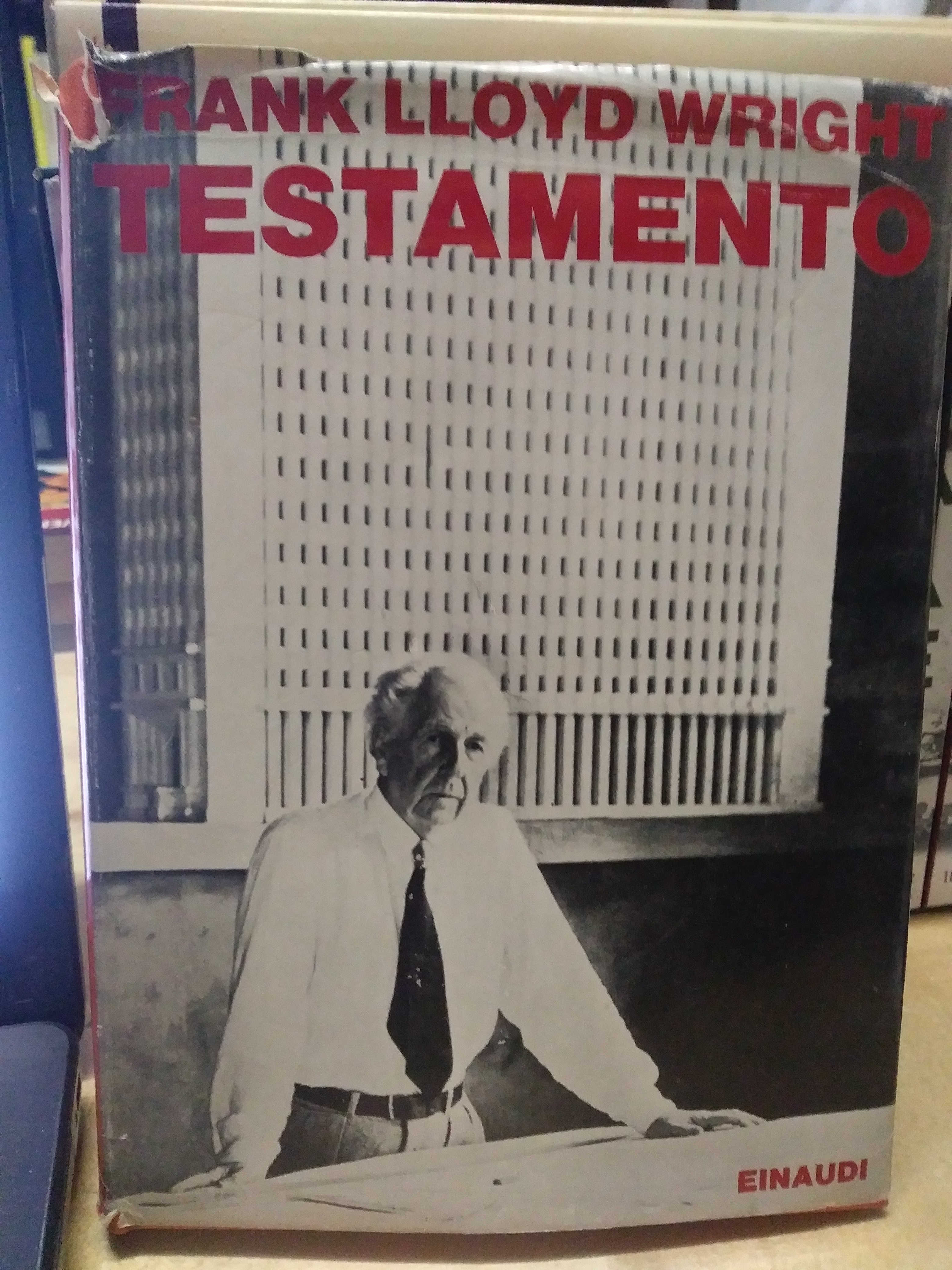 testamento frank lloyd wright einaudi