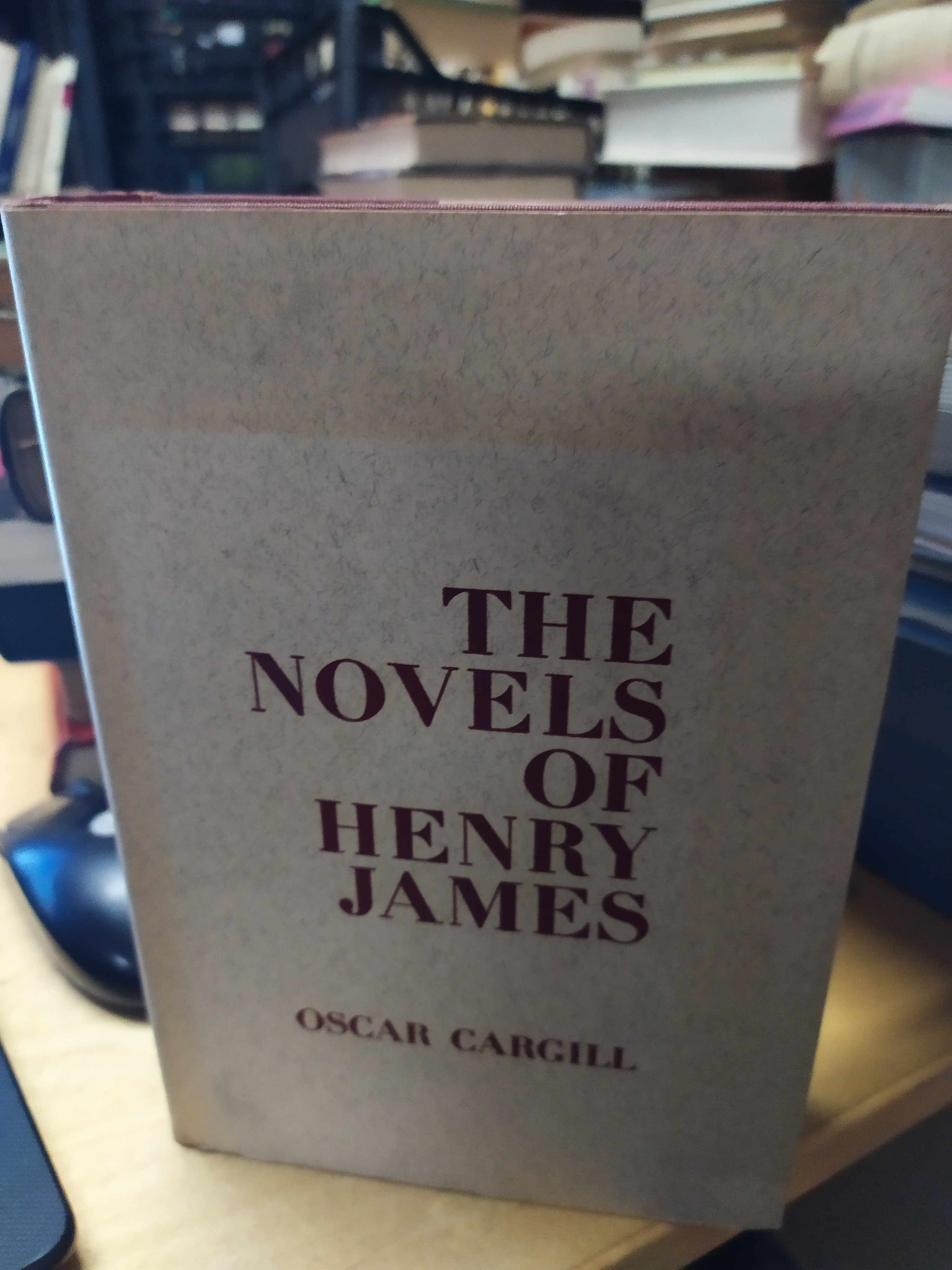 the novels of henry james oscar cargill