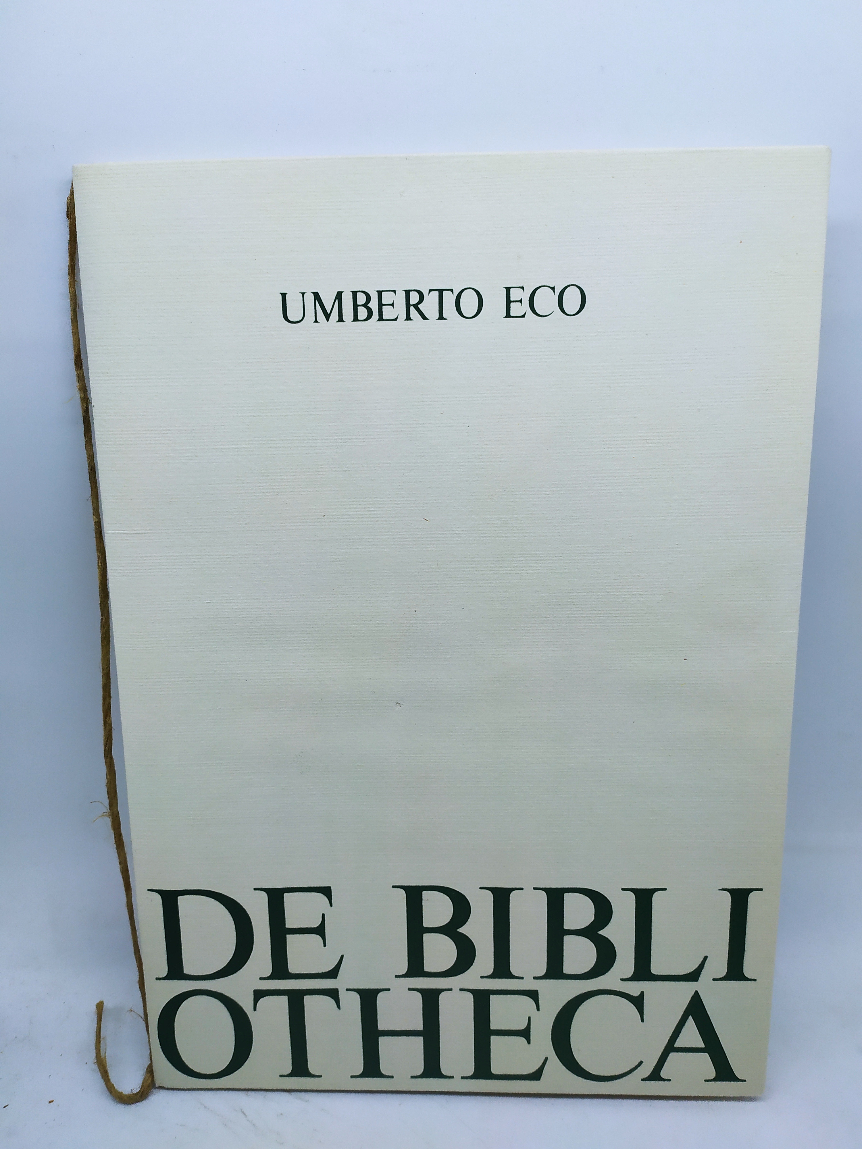 umberto eco de bibliotheca biblioteca comunale di milano