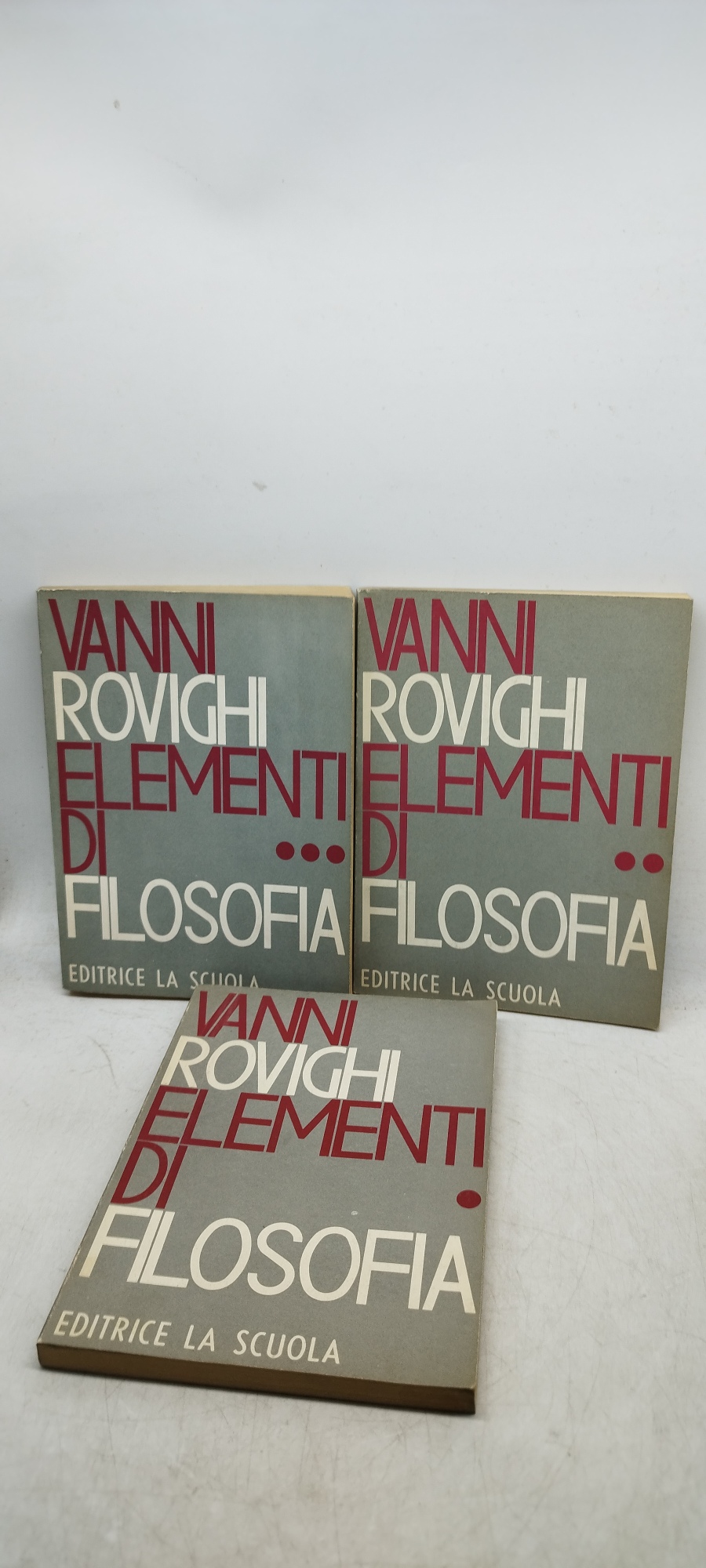 vanni rovighi elementi di filosofia 3 volumi