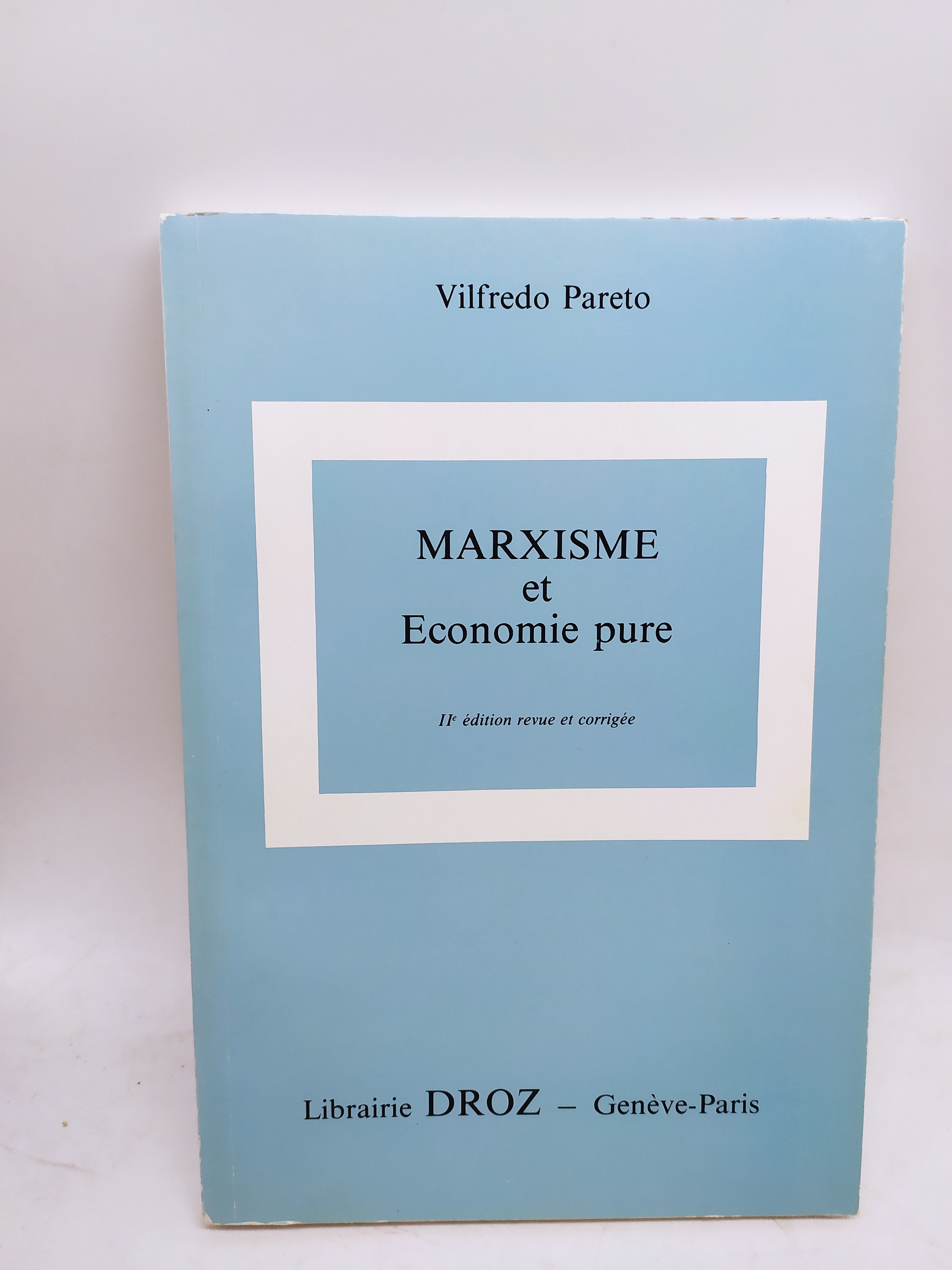 vilfredo pareto marxisme et economie pure