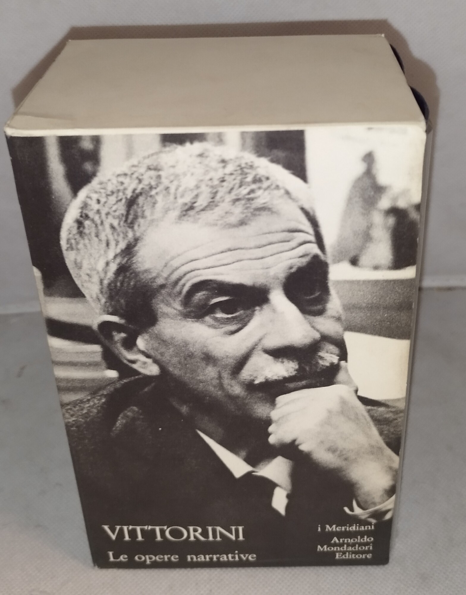 vittorini le opere narrative i meridiani 2 volumi cofanetto
