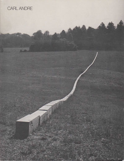 Carl Andre, Sculpture 1959-1977