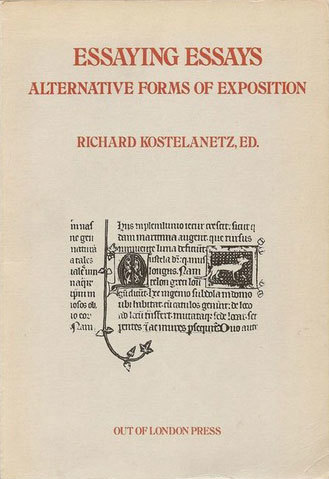 Essaying Essays - Alternative forms of exposition