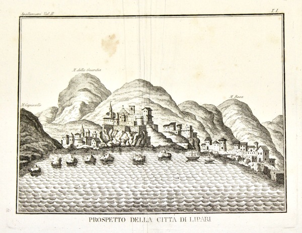 Prospetto del Castello di Lipari