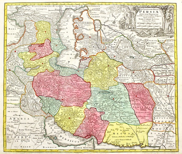 Opulentissimi regni Persiae juxta suas provincias recentissima et accuratissima designatio