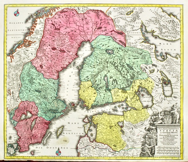 Nova mappa geographica Sueciae ac Gothiae Regna ut et Finlandiae …