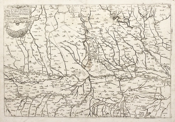 Dissegno del Territorio et Stato di Mantova con gli Stati …