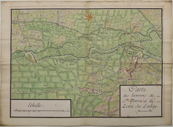 Carte des Environs de S.ta Maria et de Zevio sur …