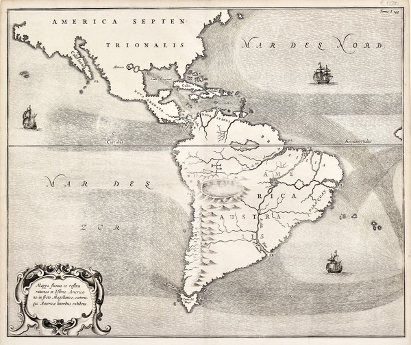 Mappa fluxus et refluxu rationes in Isthmo America no in …