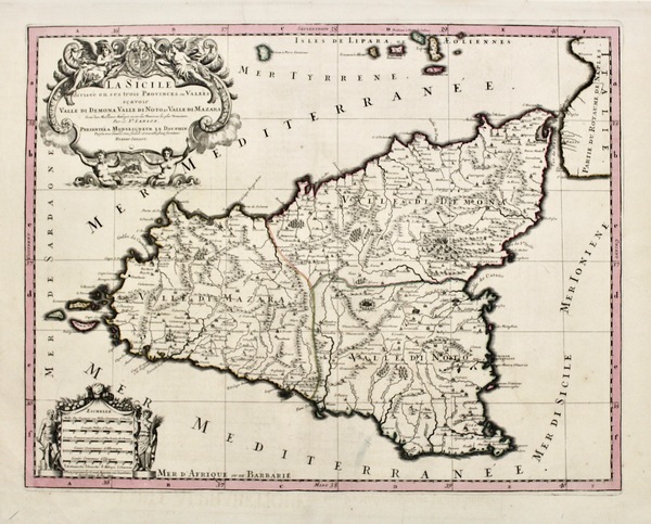 La Sicile divisée en ses trois provinces ou valées scavoir …