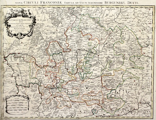 Nova Circuli Franconiae tabula.