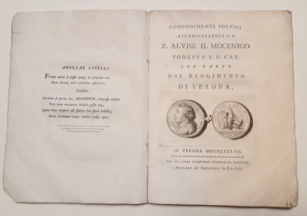 Componimenti poetici a sua eccellenza N.H. Z. Alvise II. Mocenigo …