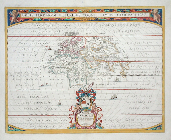 Orbis terrarum veteribus cogniti typus geographicus.