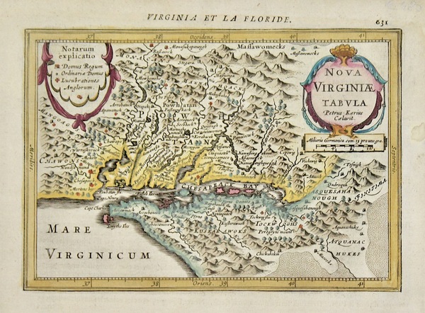 Nova Virginiae tabula.