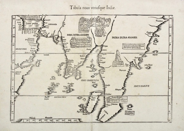 Tabula nova utriusque Indiae.