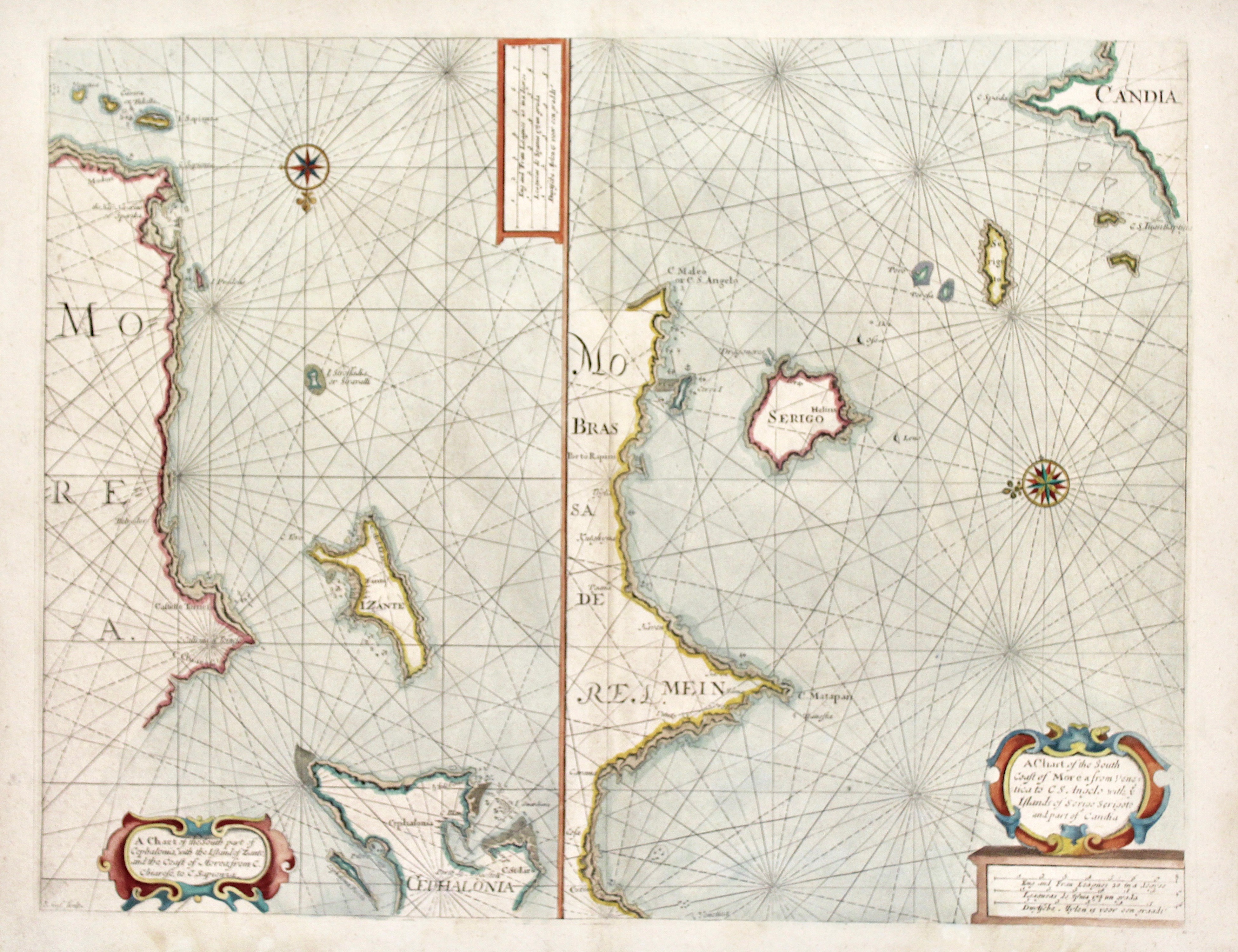 A chart of the south part of Cephalonia, with the …