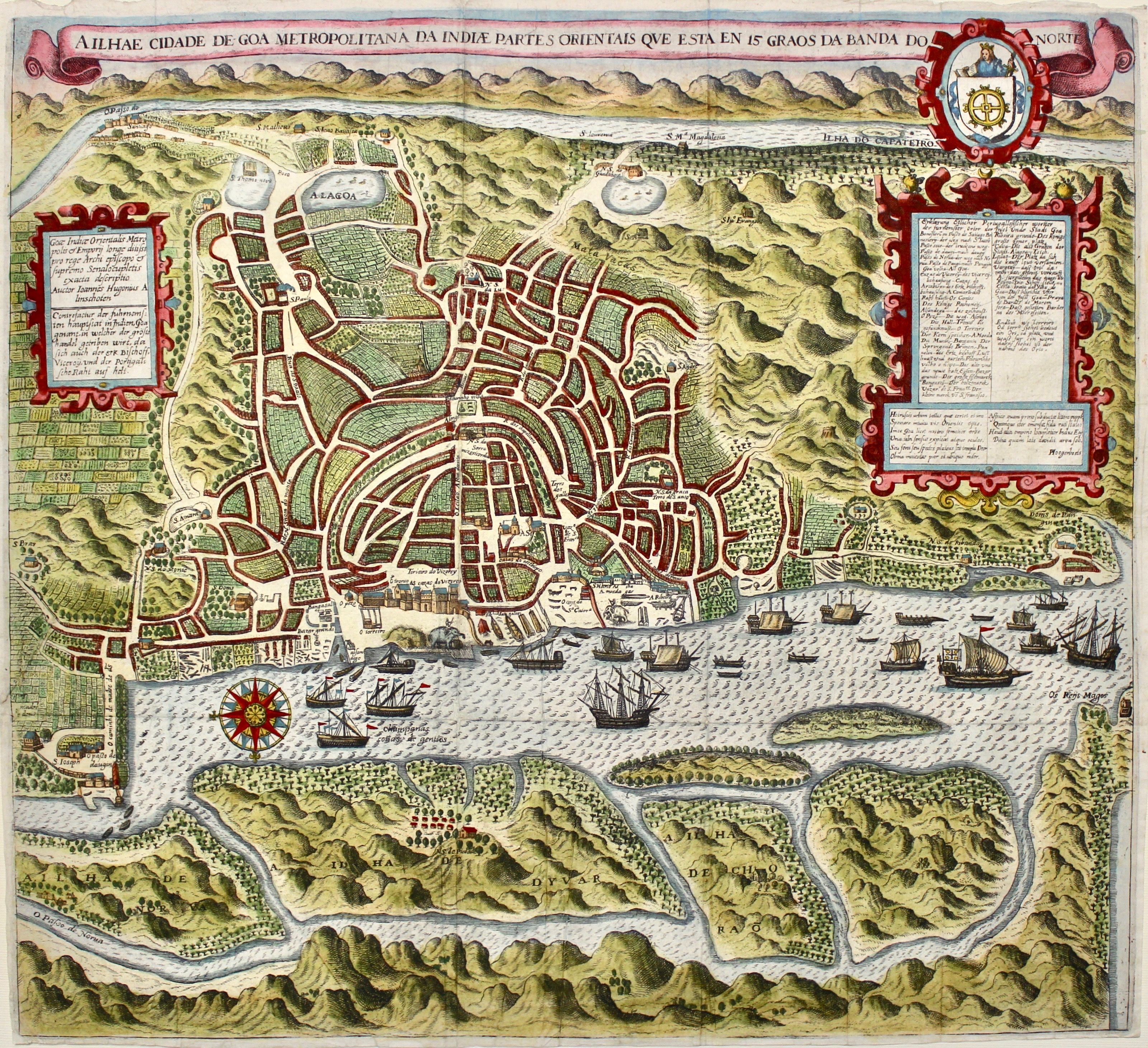 Ailhae cidade de Goa metropolitana da Indiae partes orientais que …