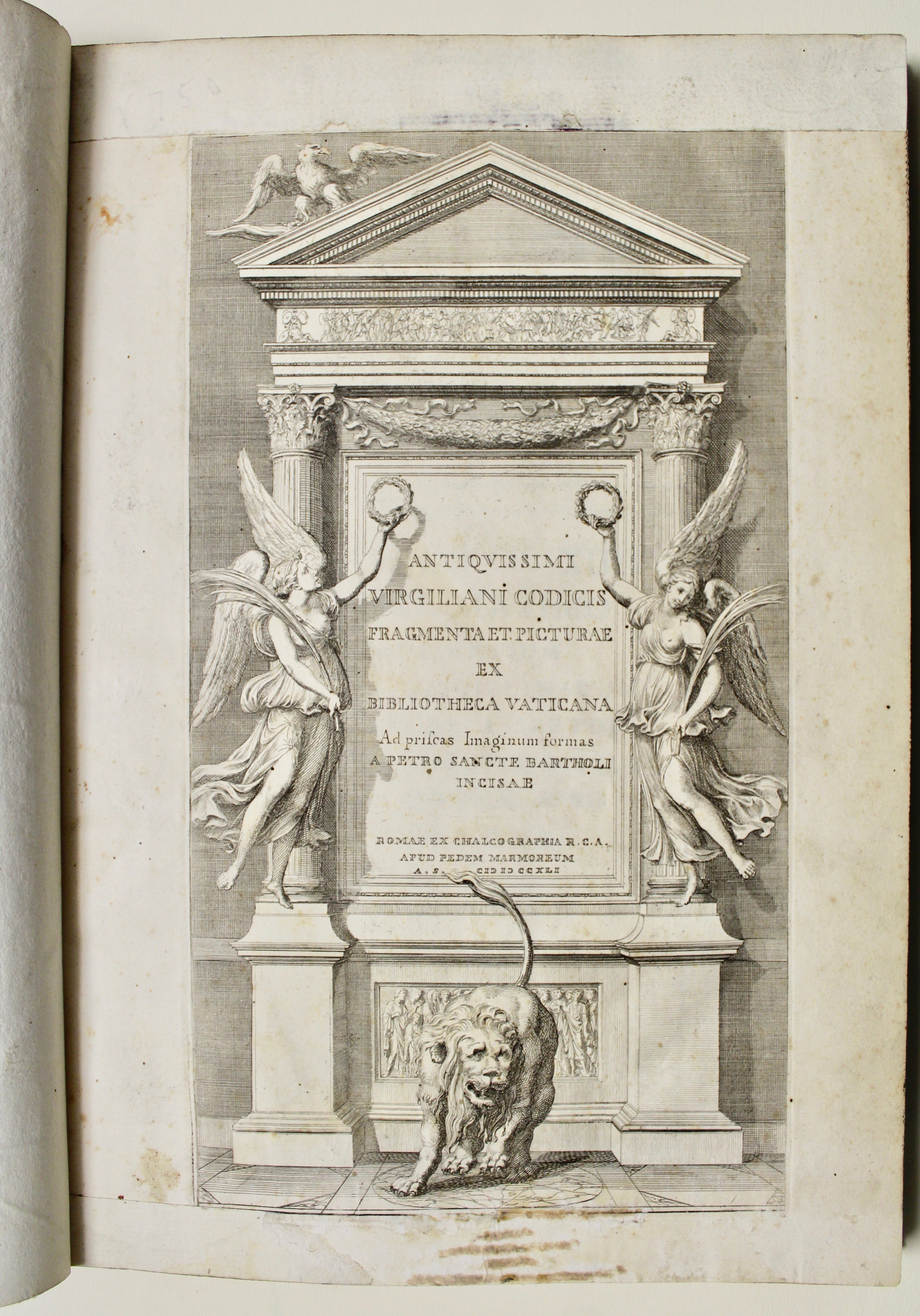 Antiquissimi Virgiliani codicis fragmenta et picturae ex Bibliotheca Vaticana Ad …