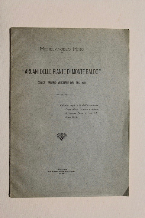Arcani delle piante di Monte Baldo