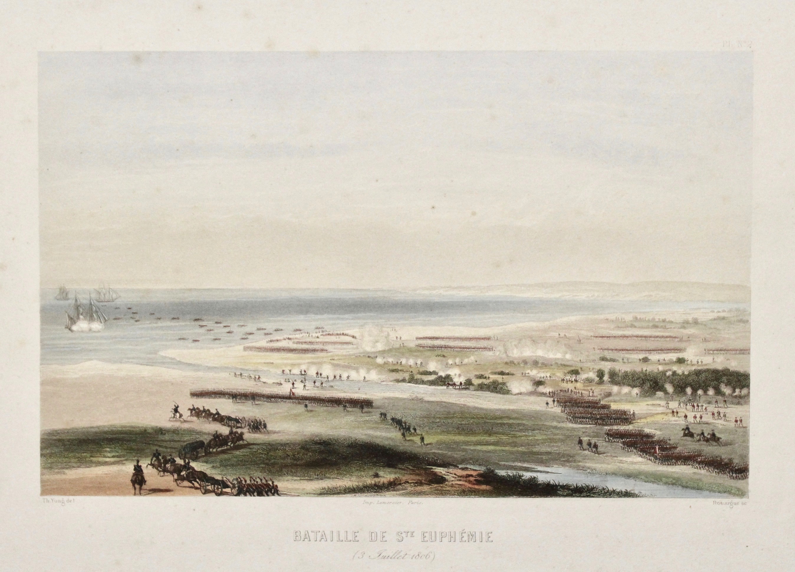 Bataille de S.te Euphémie (3 Juillet, 1806).