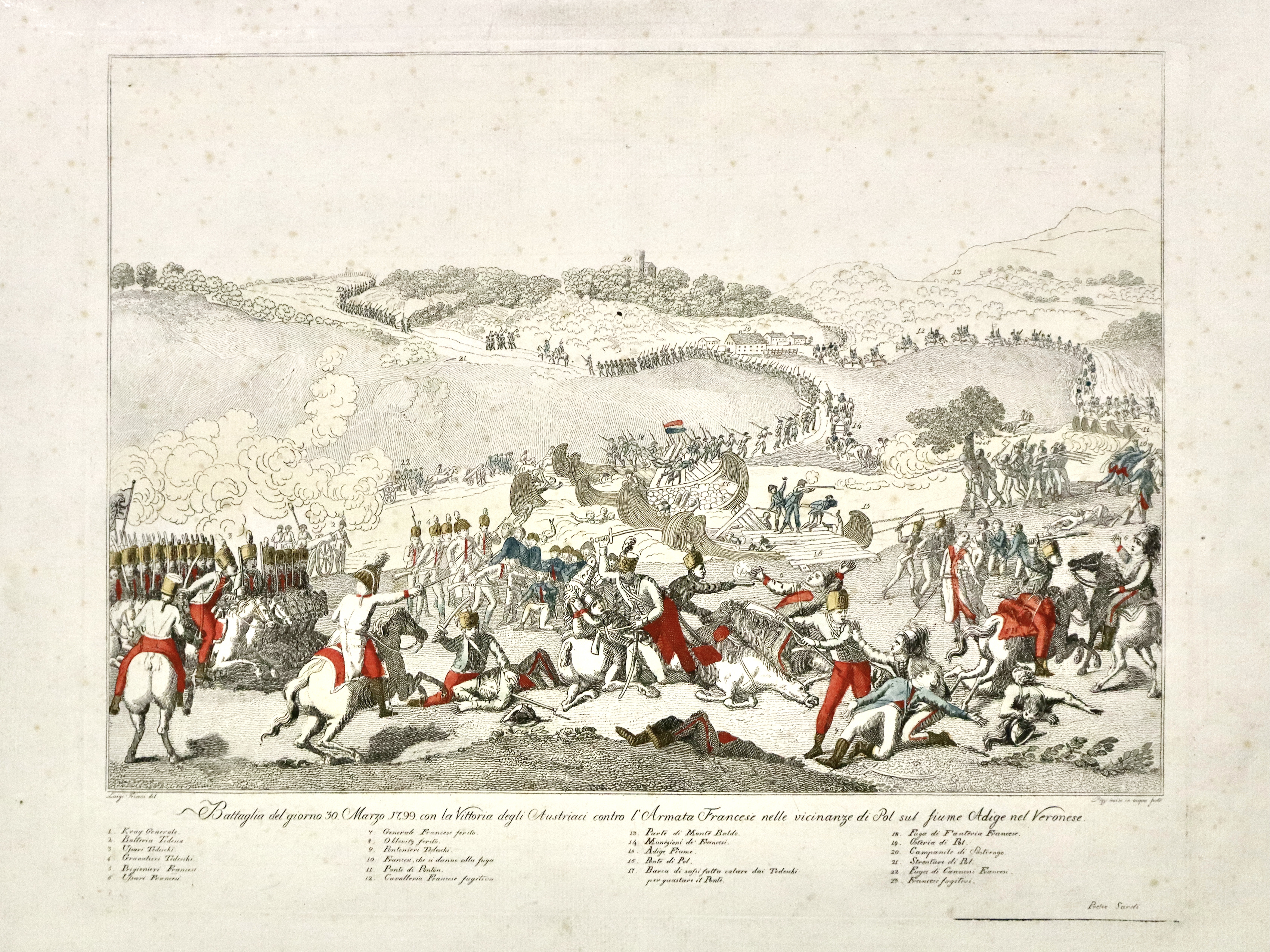 Battaglia del giorno 30 marzo 1799 con la vittoria degli …