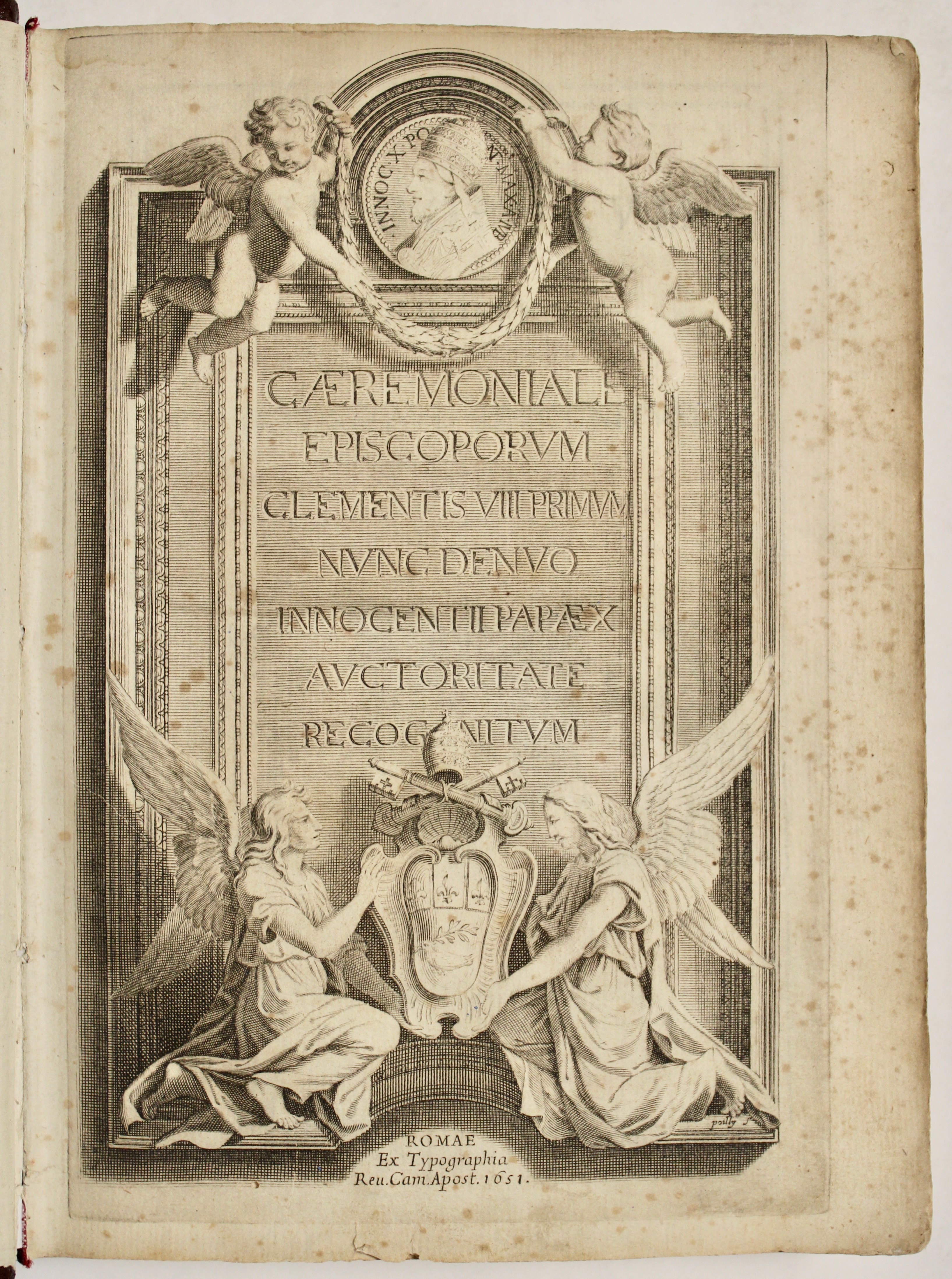 Caerimoniale Episcoporum Clementis VIII primum, nunc denuo Innocentii Papae X …
