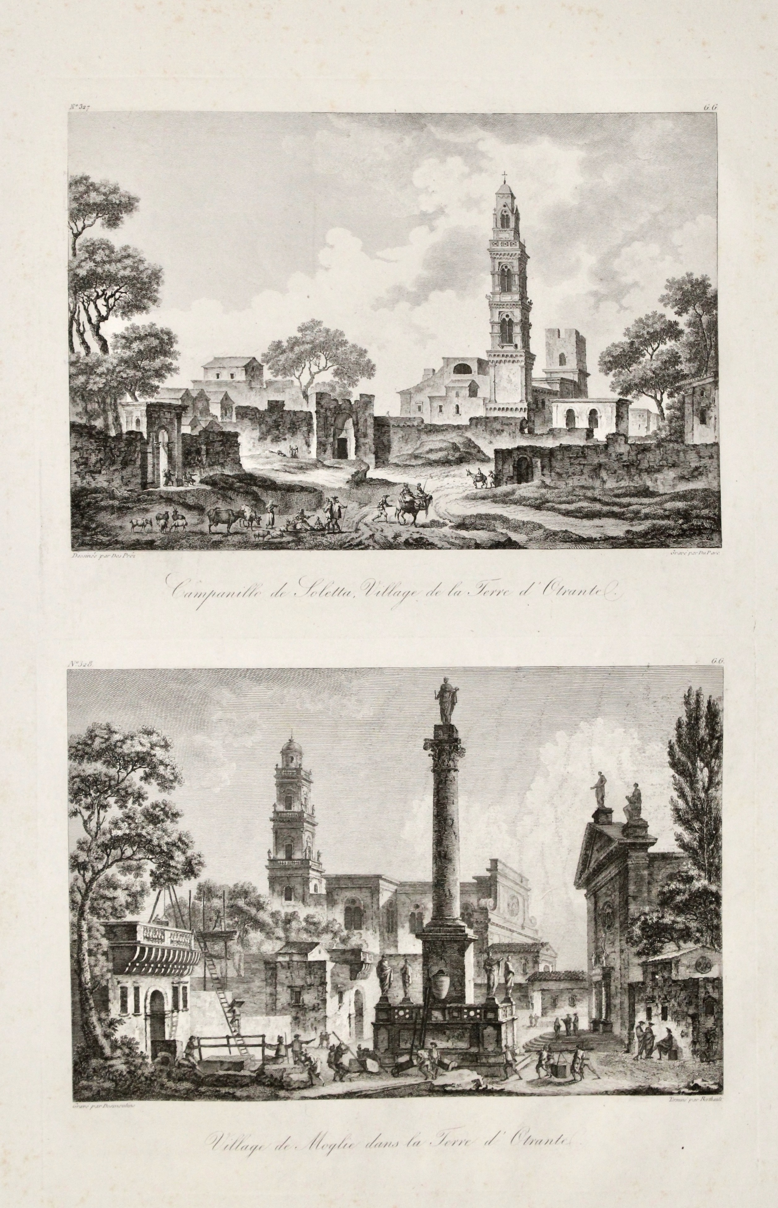 Campanillo de Soletta, village de la Torre d'Otrante-Village de Moglie …