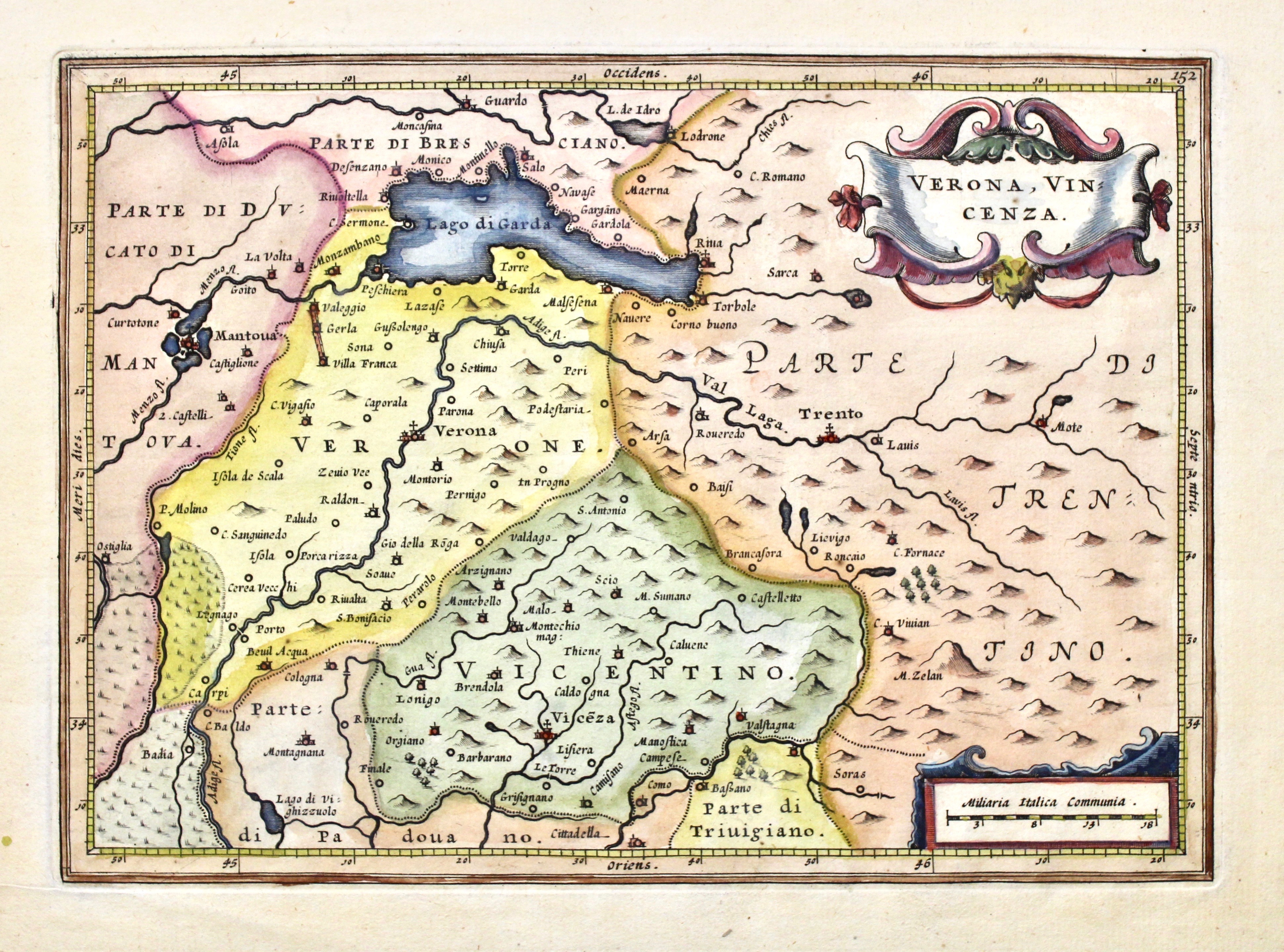 Carta gastronomica del Bel Paese