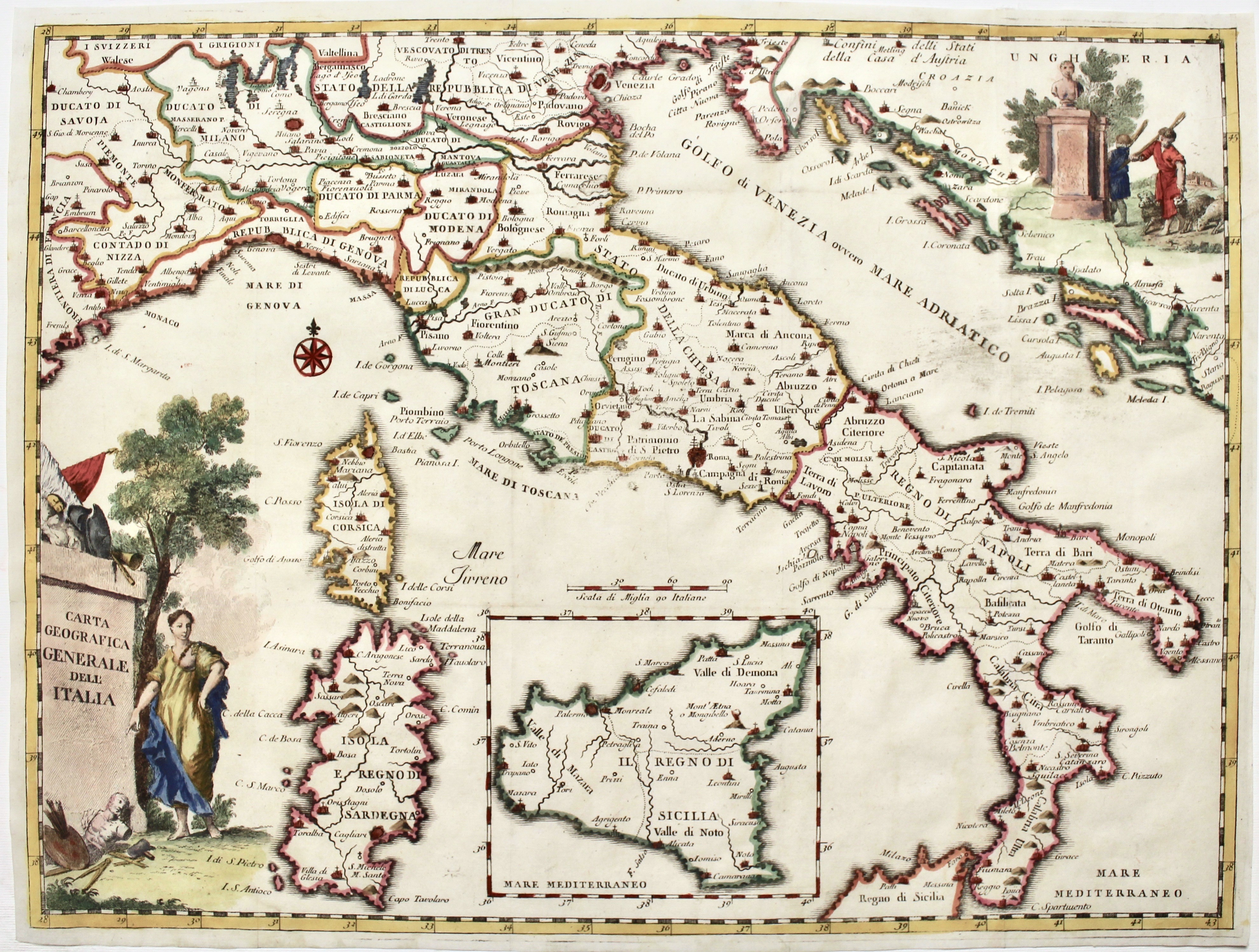 Carta geografica generale dell'Italia
