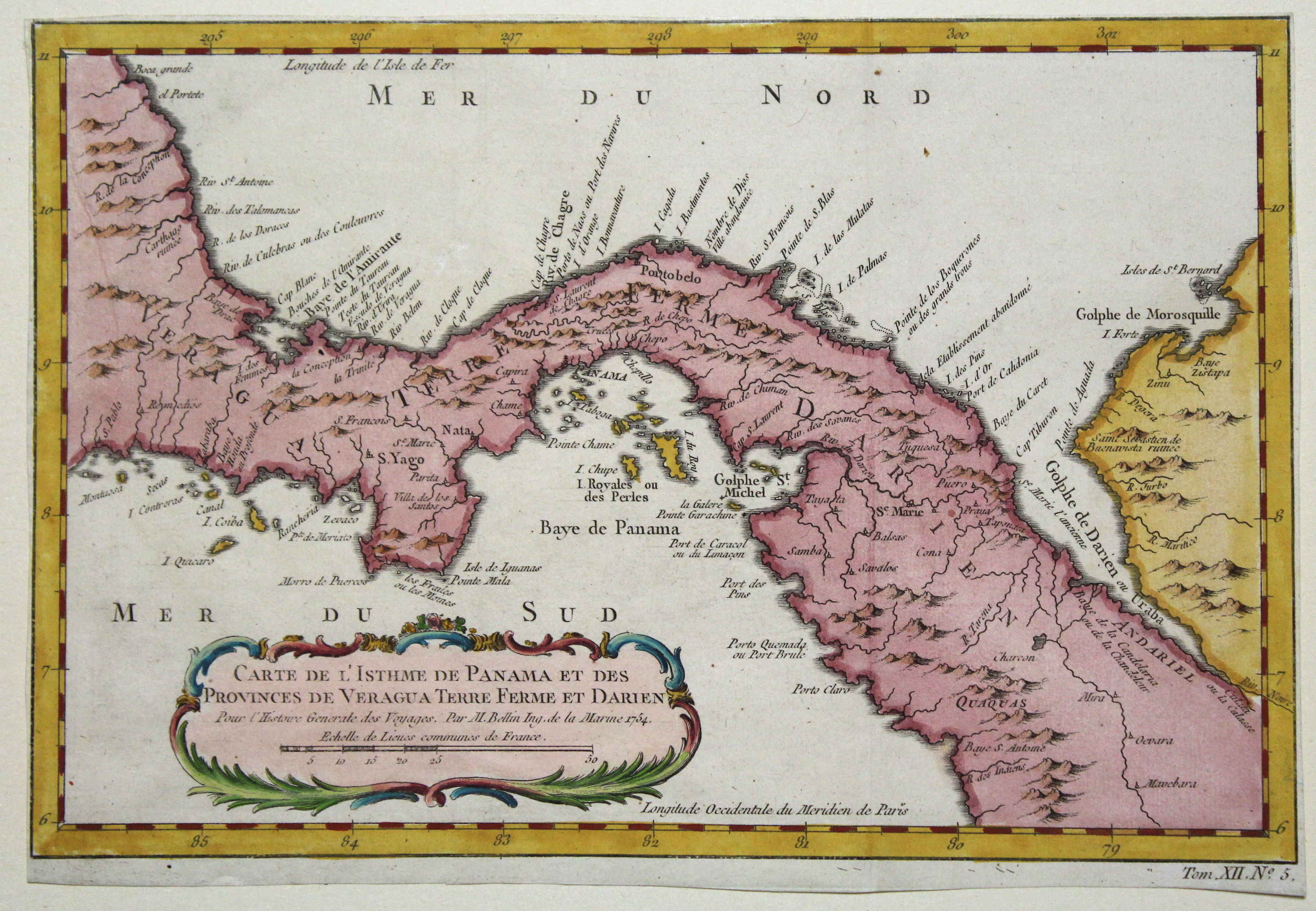 Carte de l' Isthme de Panama et des Provinces de …