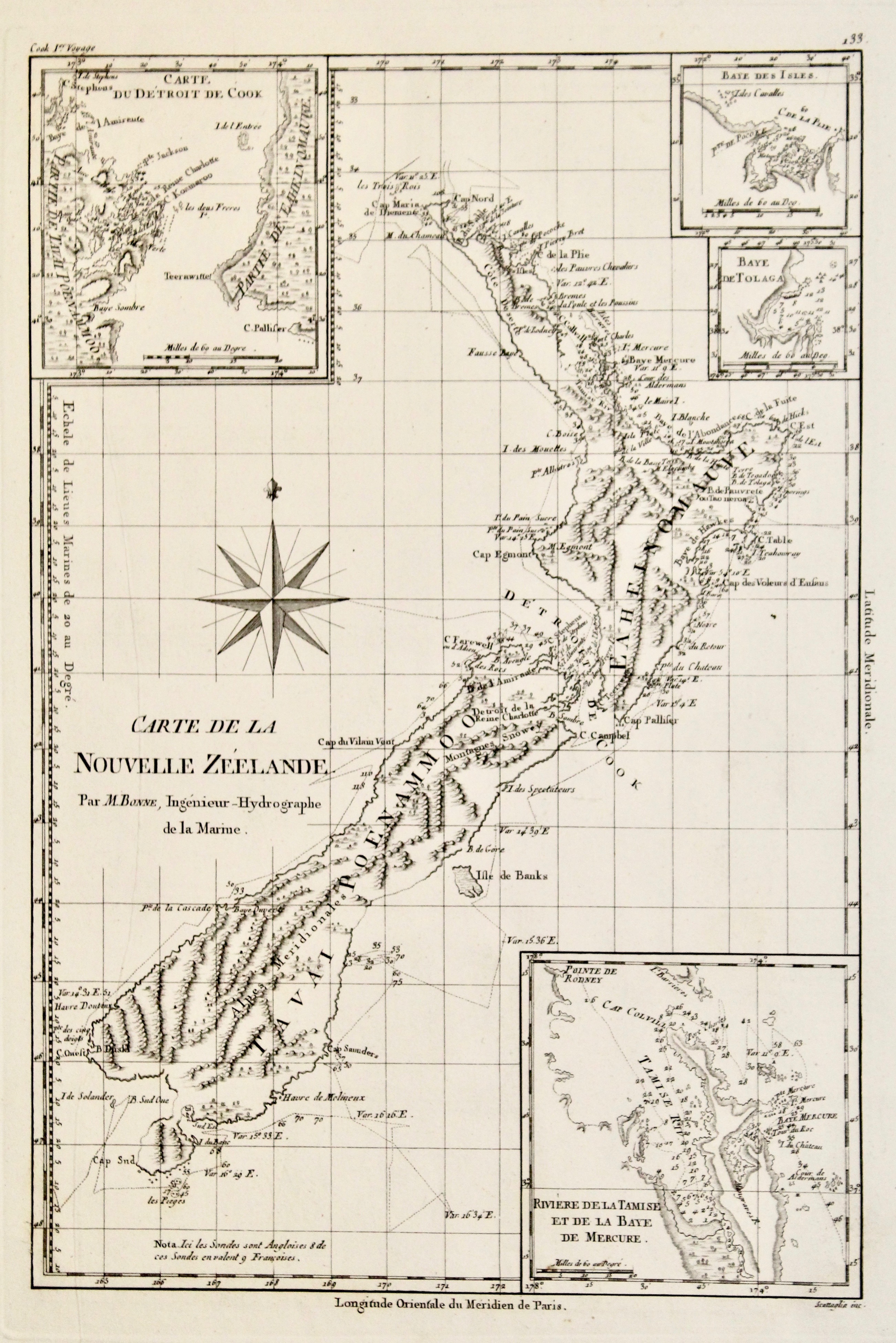 Carte de la Nouvelle Zéelande.