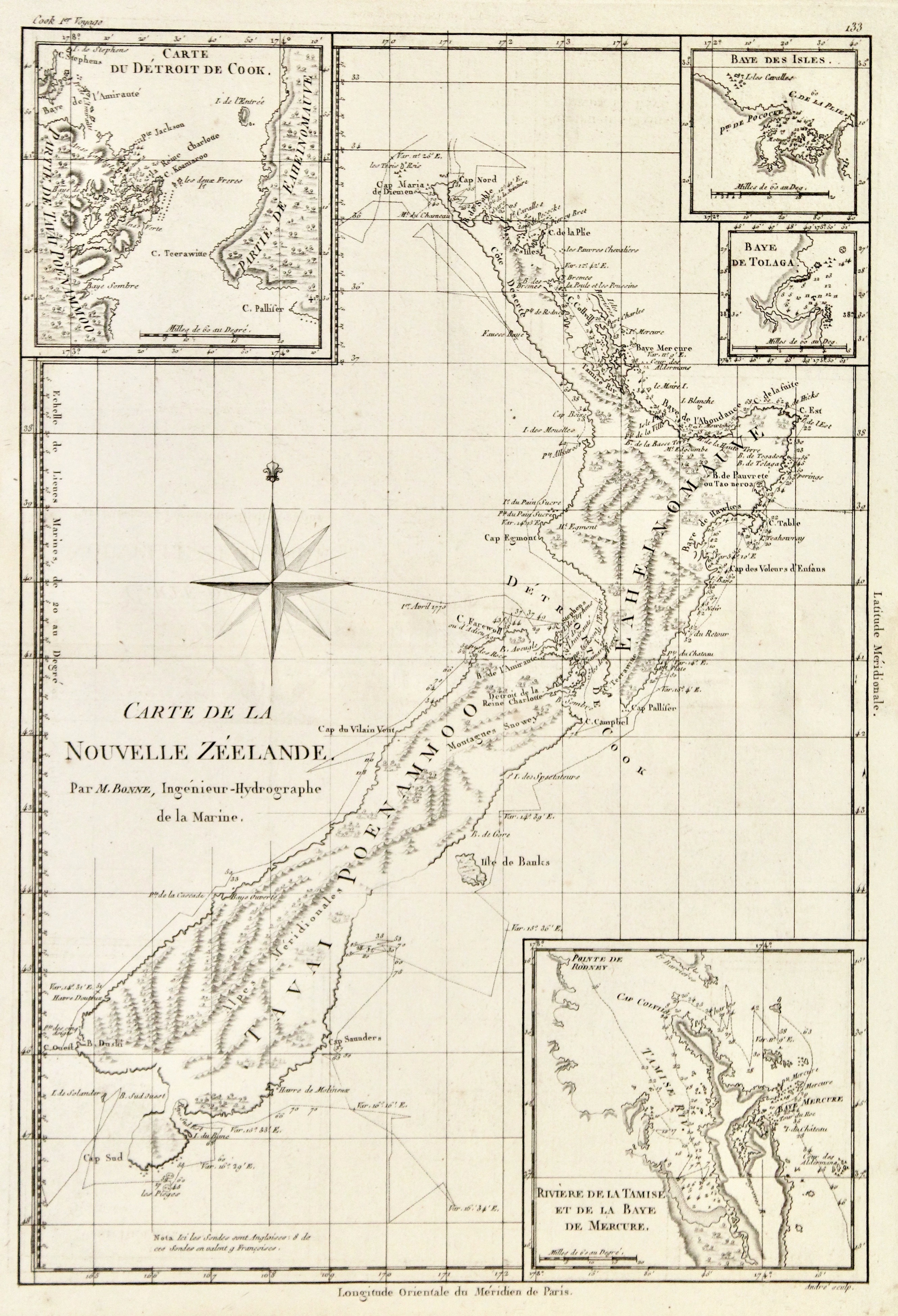 Carte de la Nouvelle Zéelande.