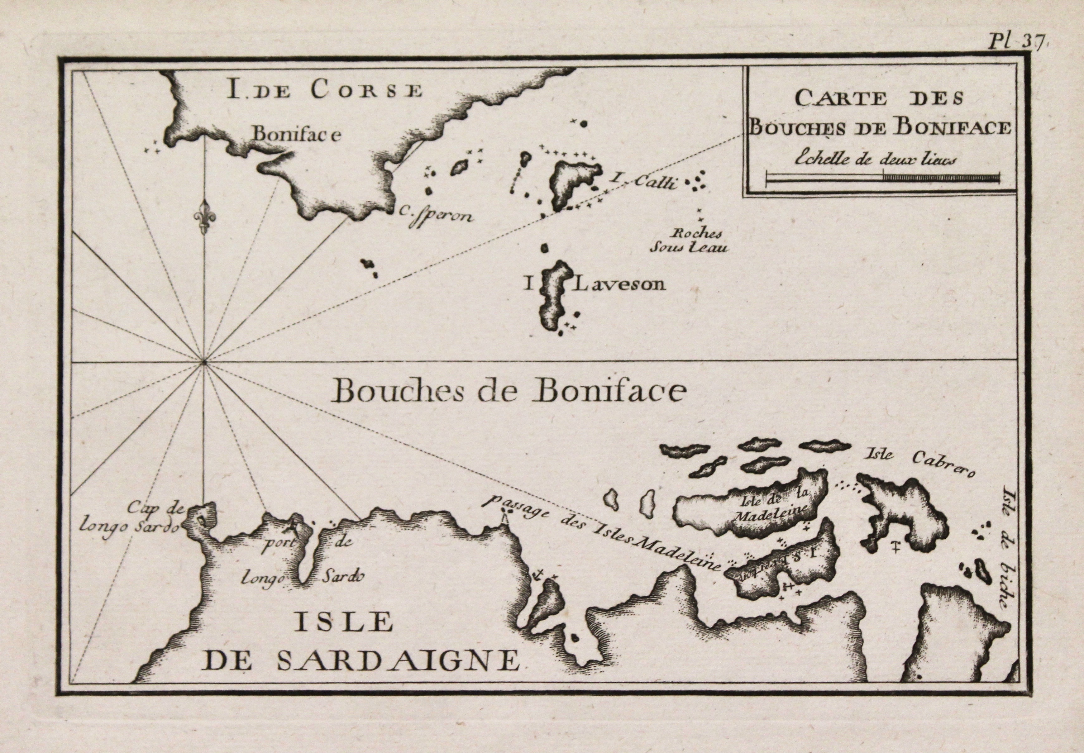 Carte des Bouches de Boniface