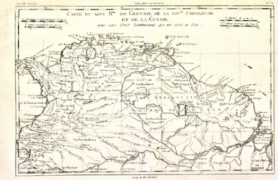 Carte du Nouv. R.me de Grenade,de la nouvelle Andalousie, et …