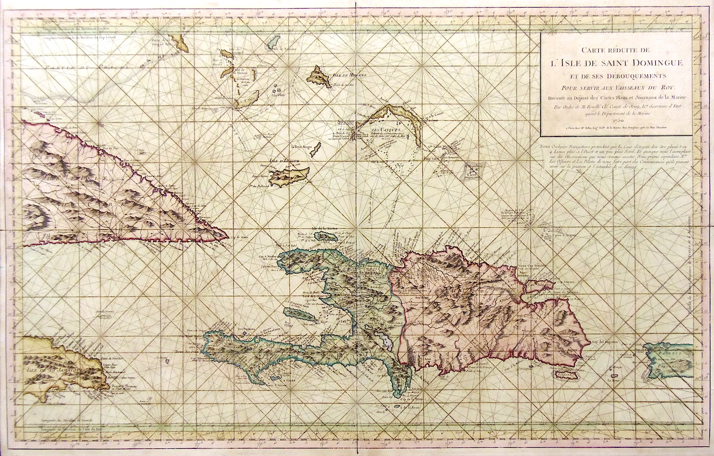 Carte réduite de L 'Isle de Saint Domingue et de …