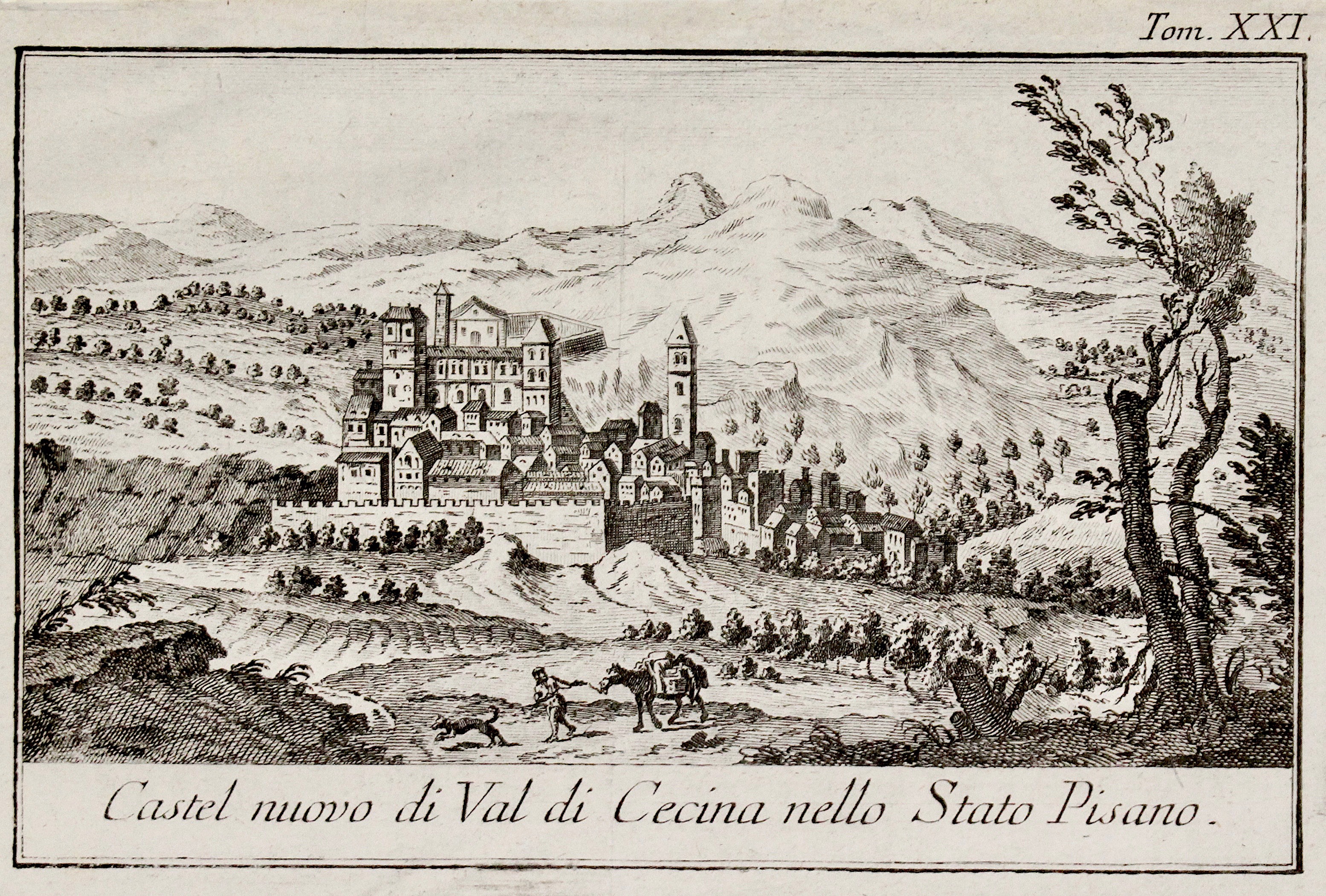 Castel Nuovo di Val di Cecina nello Stato Pisano.