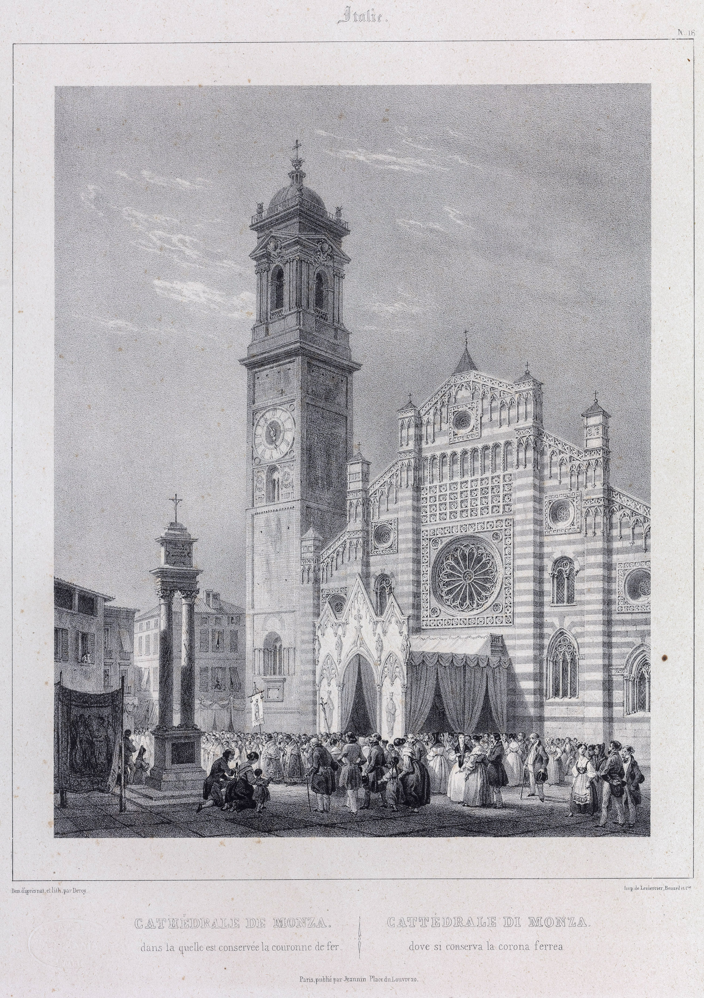 Cathedrale de Monza-Dans la quelle est conservée la couronne de …