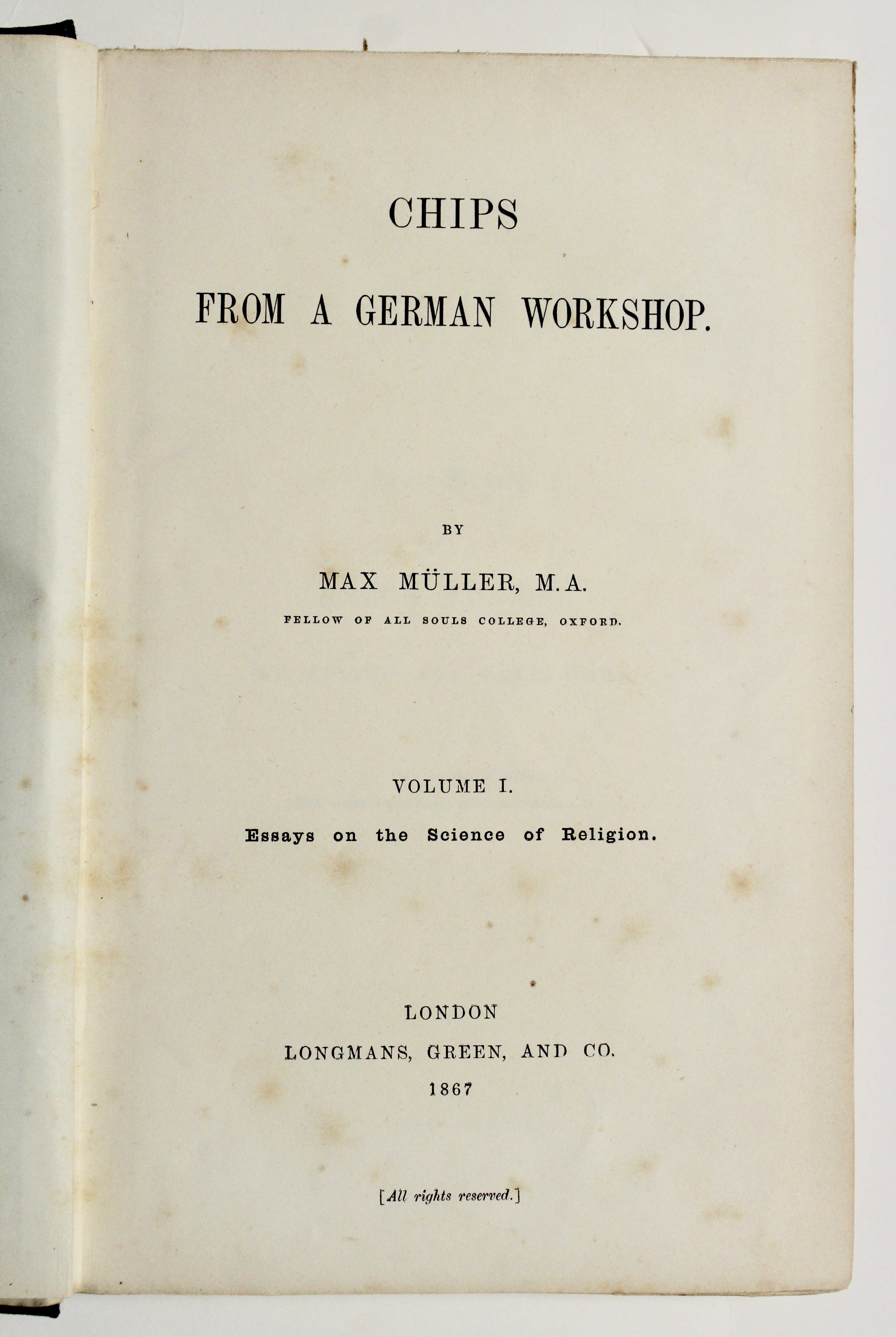 Chips from a German Workshop