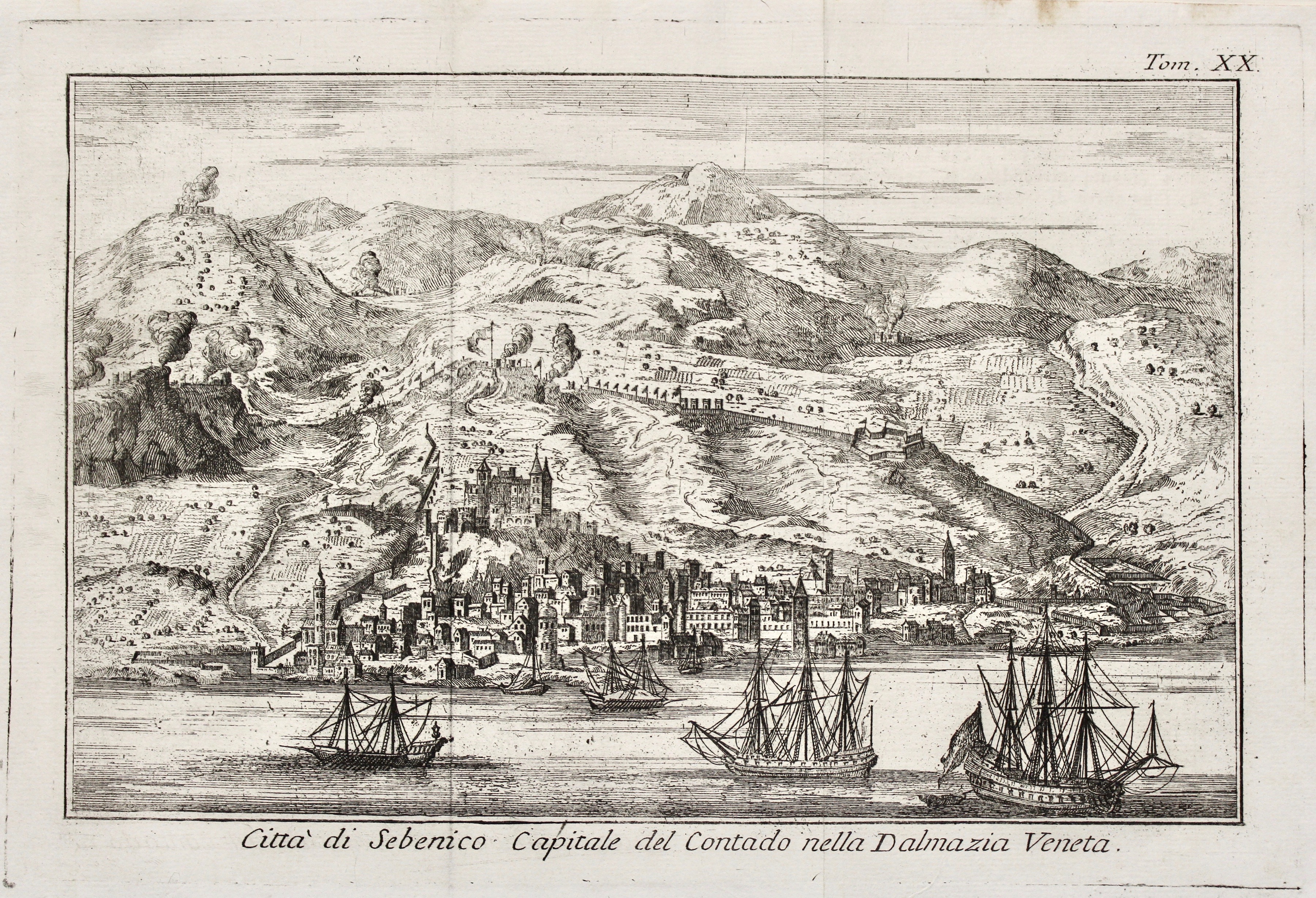 Città di Sebenico Capitale del Contado nella Dalmazia Veneta