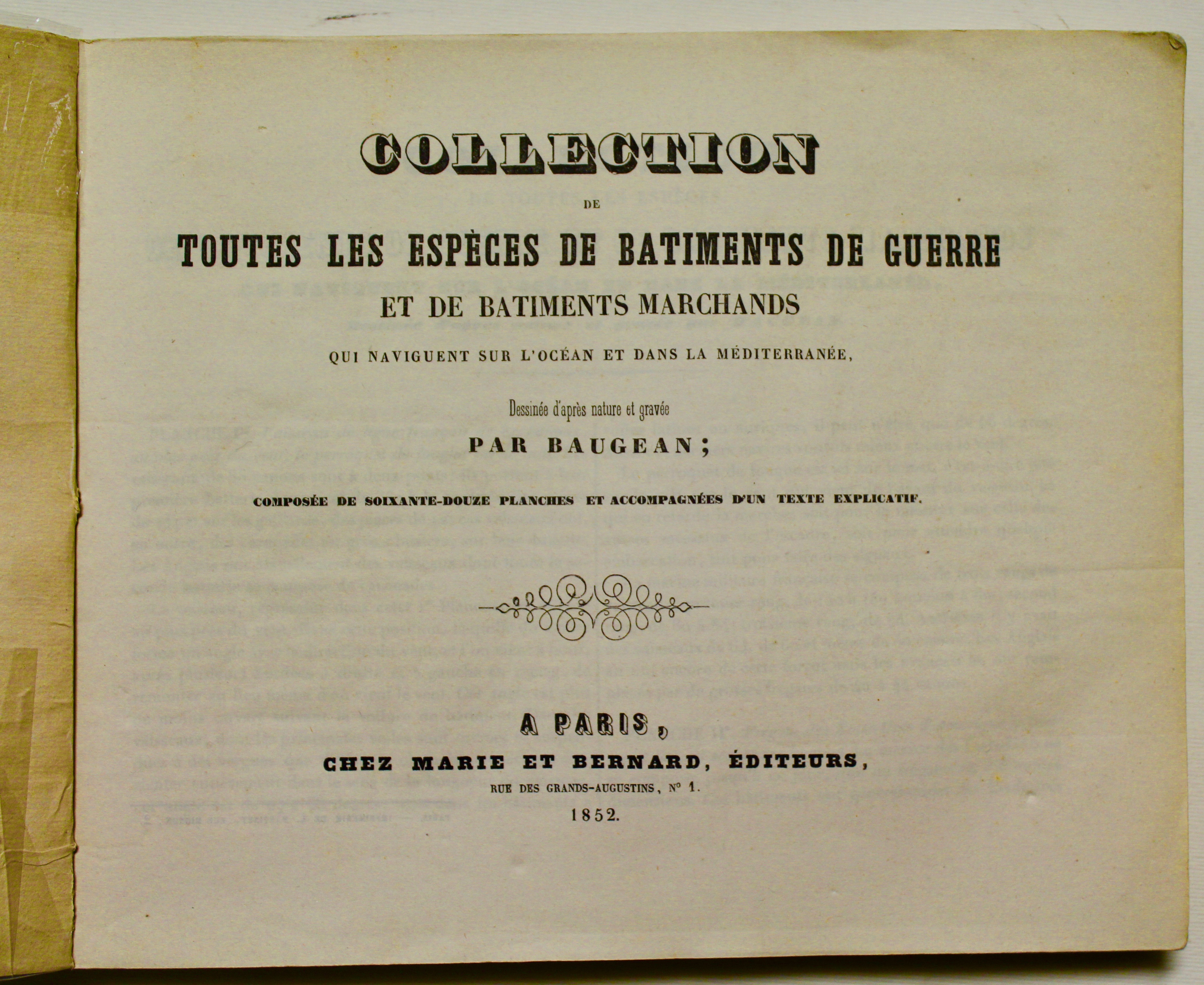 Collection de toutes les especes de batiments de guerre et …