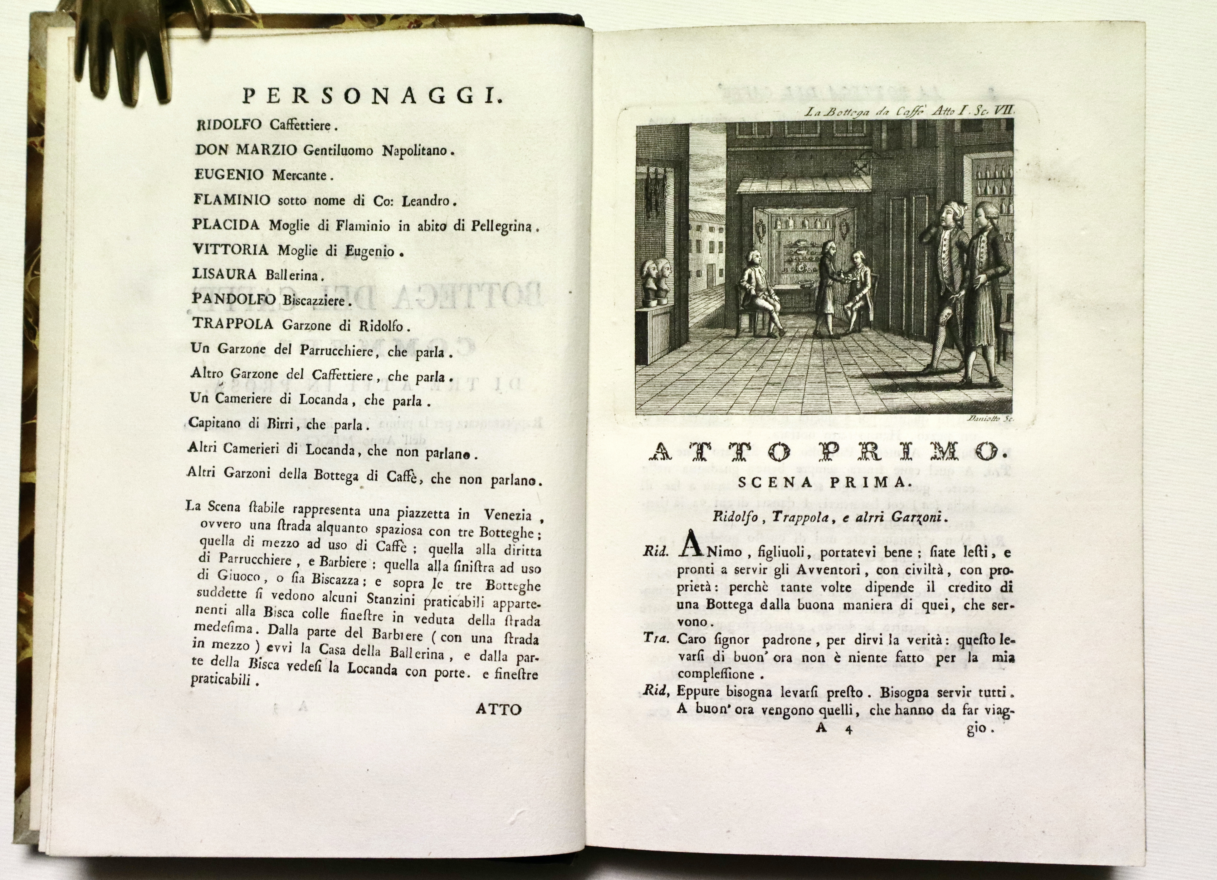 Commedie del sig. Carlo Goldoni. Vol. 4: La Bottega del …