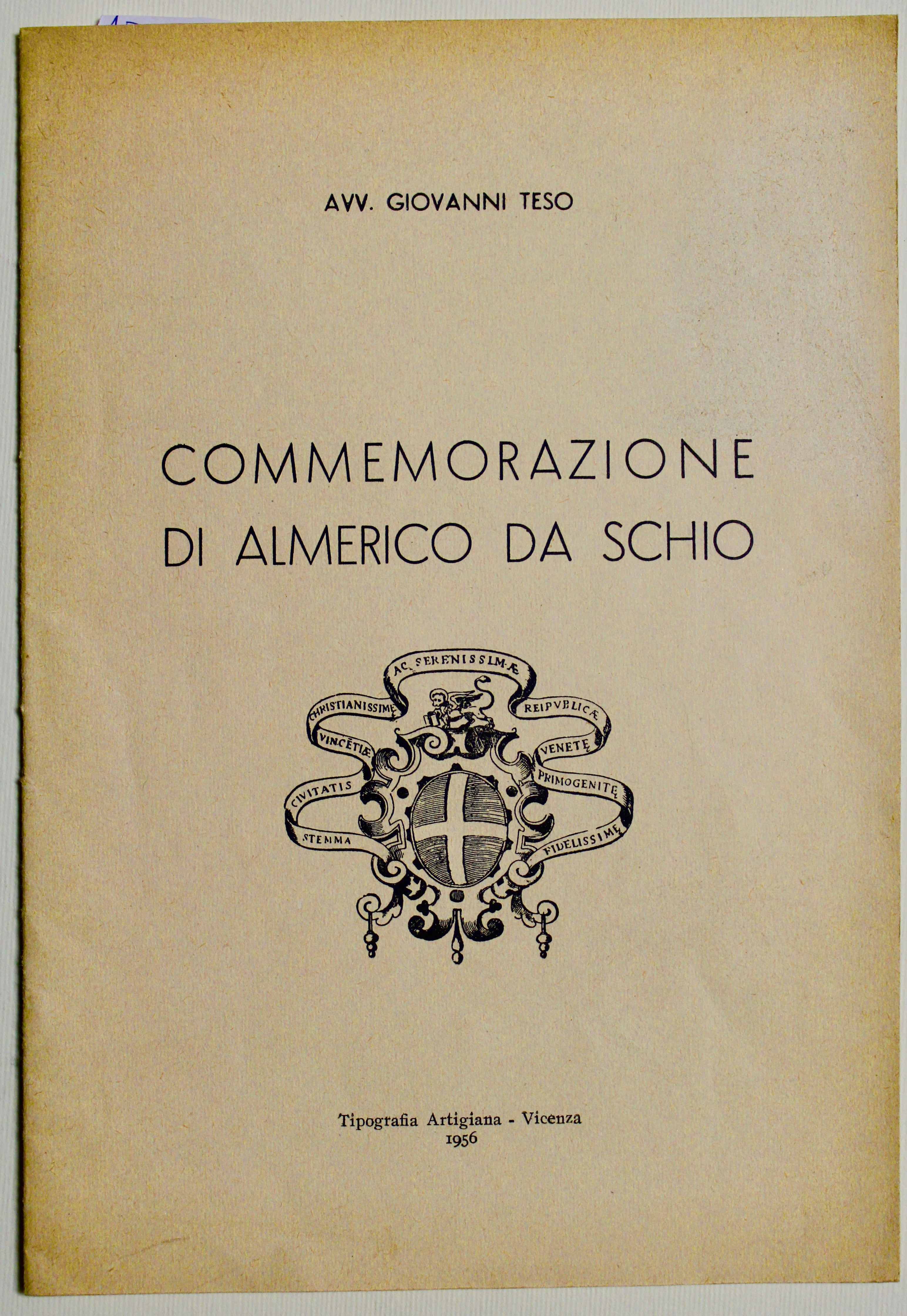 Commemorazione di Almerico da Schio.