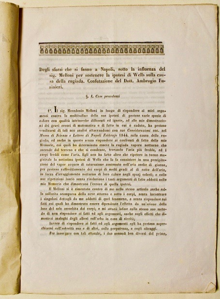 Confutazione di pretese esperienze recenti per sostenere la ipotesi di …