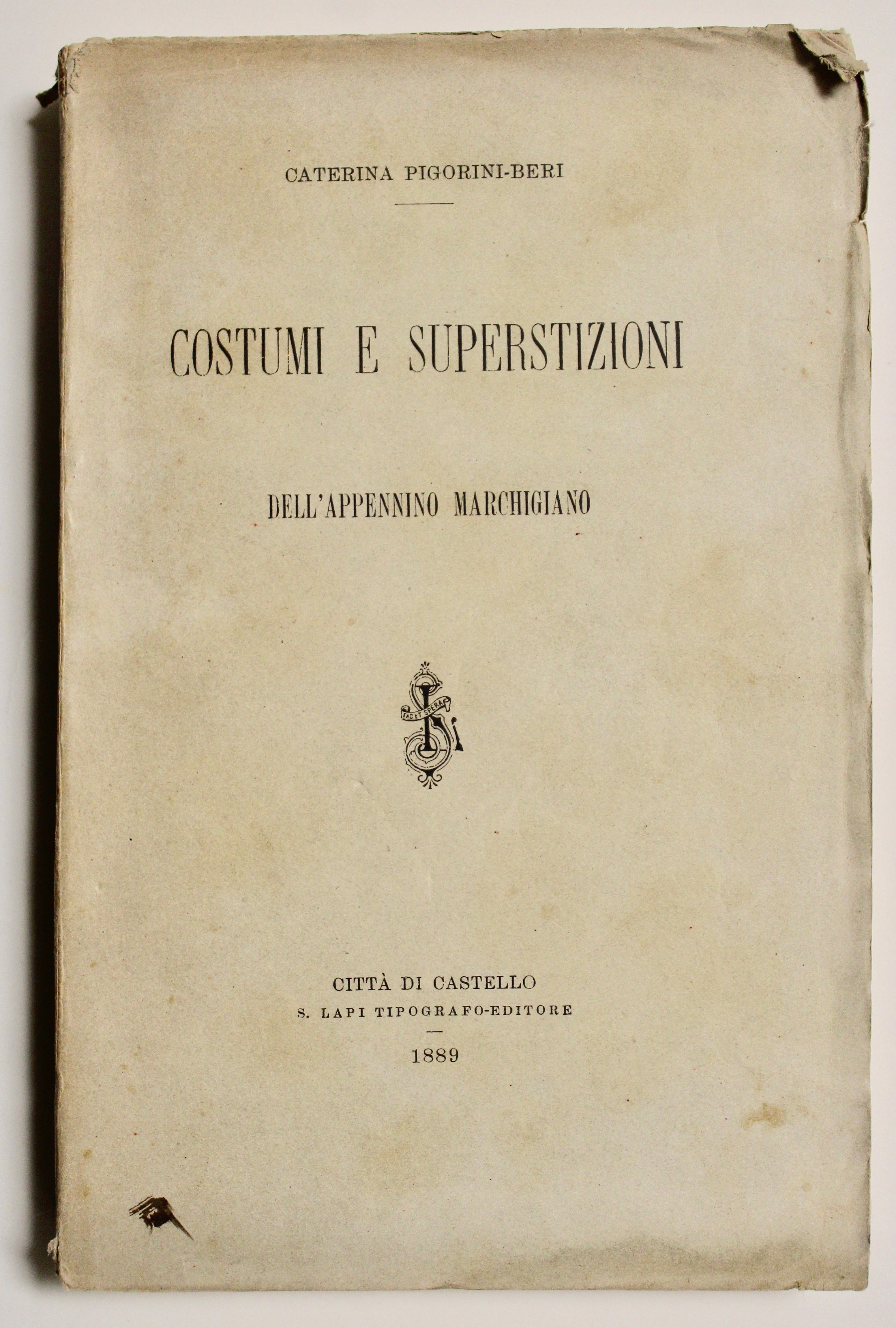 Costumi e superstizioni dell'appennino marchigiano