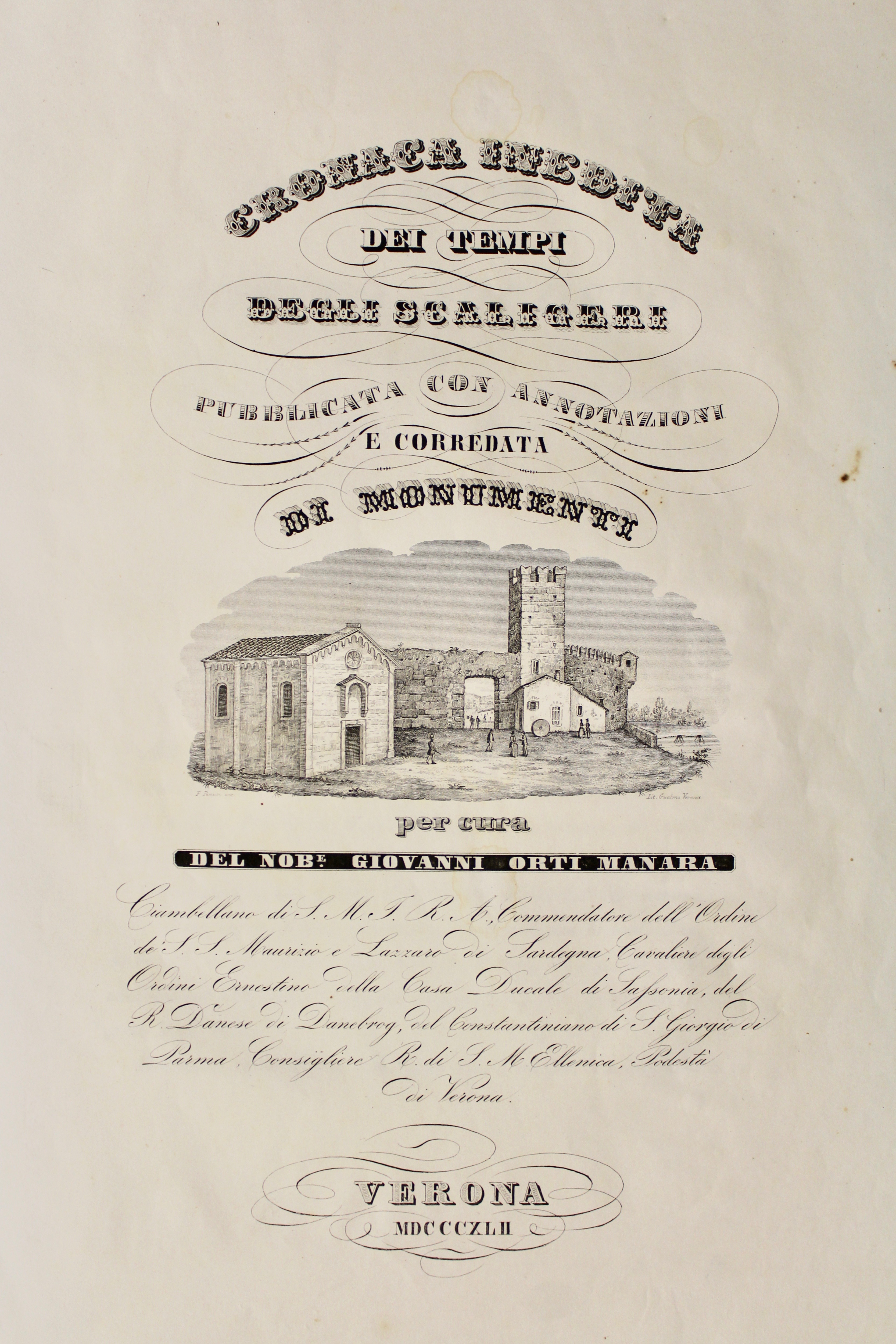 Cronaca inedita dei tempi degli Scaligeri, pubblicata con annotazioni e …