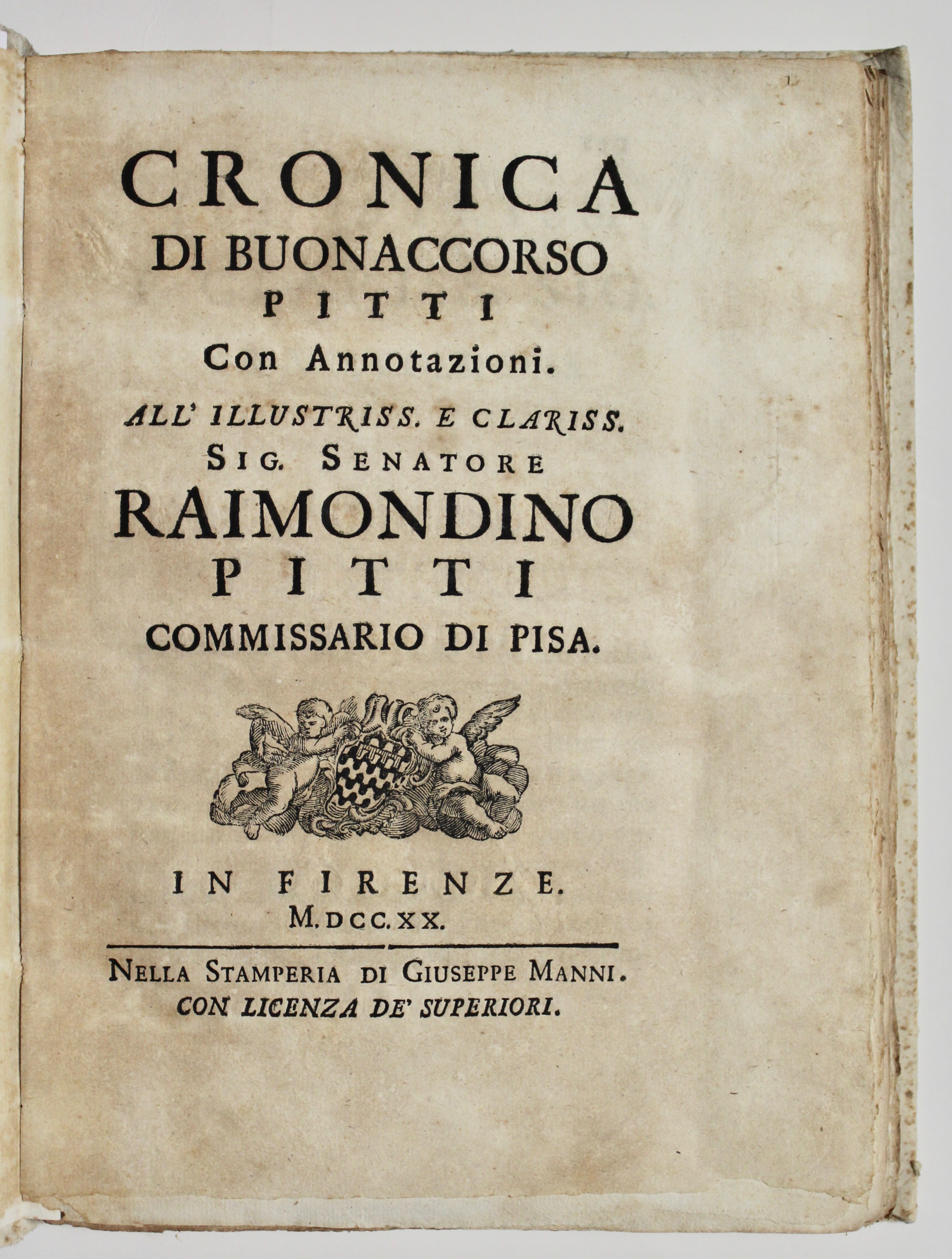 Cronica…con annotazioni.