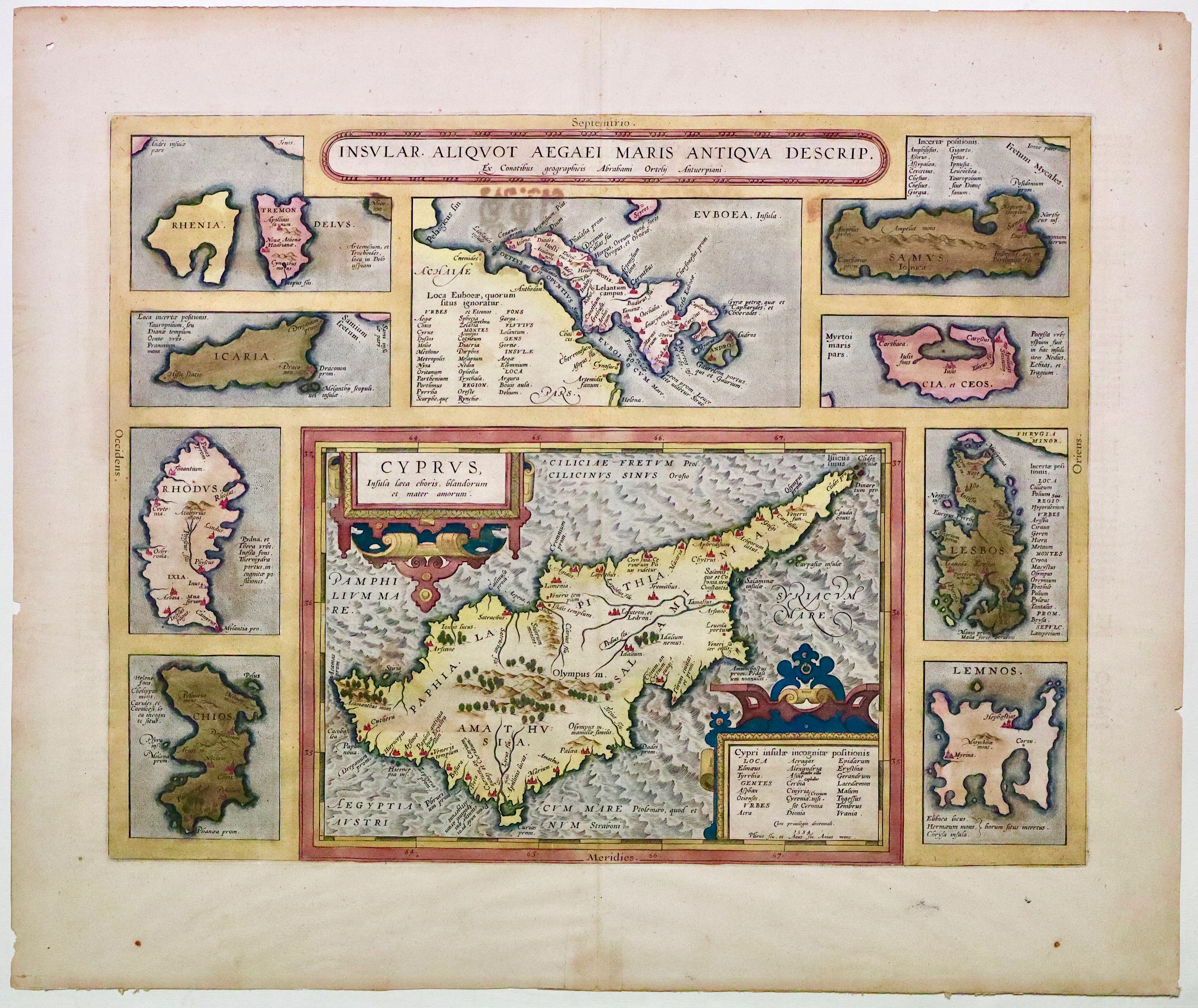 Cyprus, insula laeta choris, blandorum et mater amorum/Insular. / Aliquot …