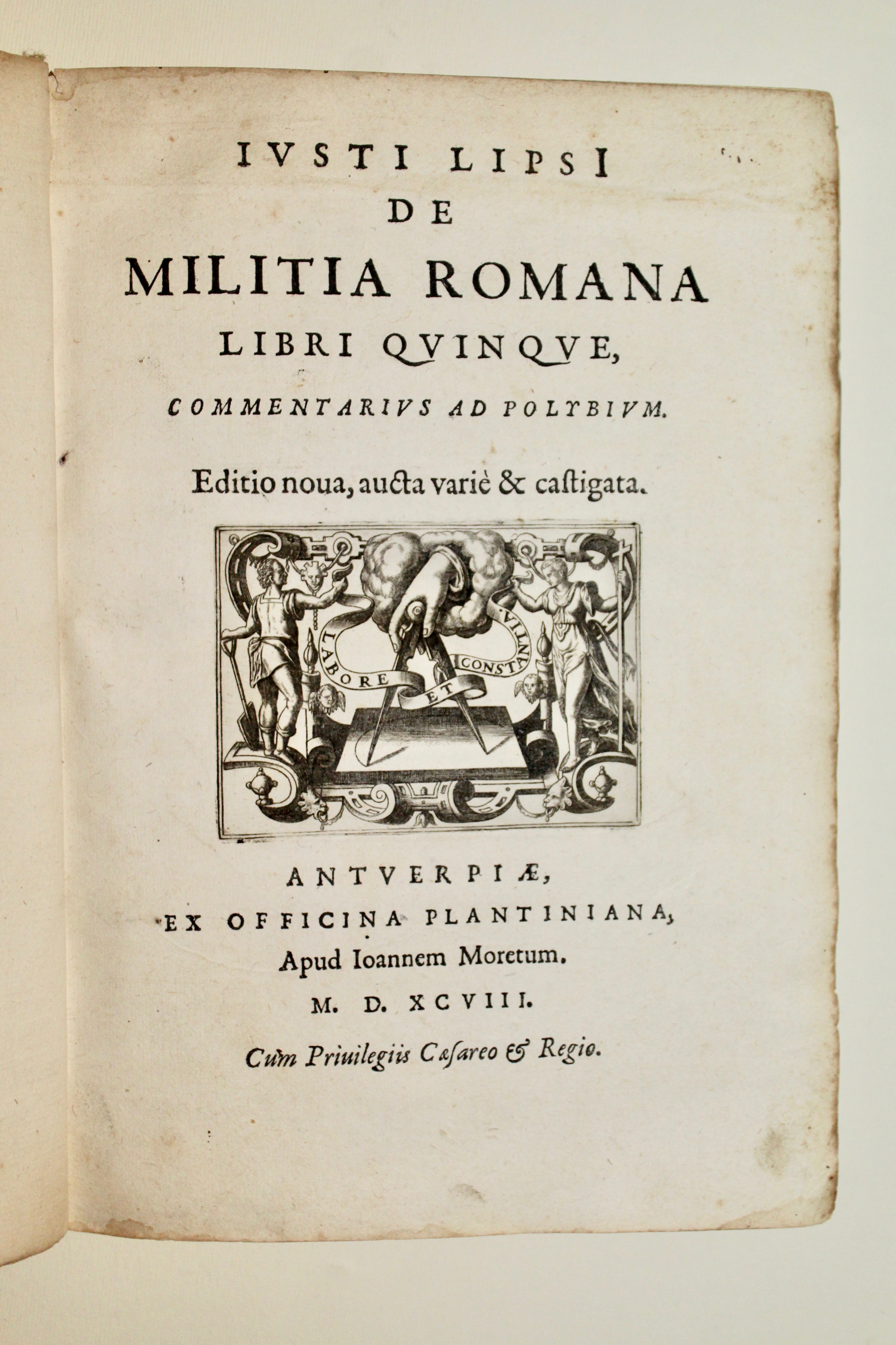 De militia romana libri quinque, commentarius ad Polybium. Editio nova, …