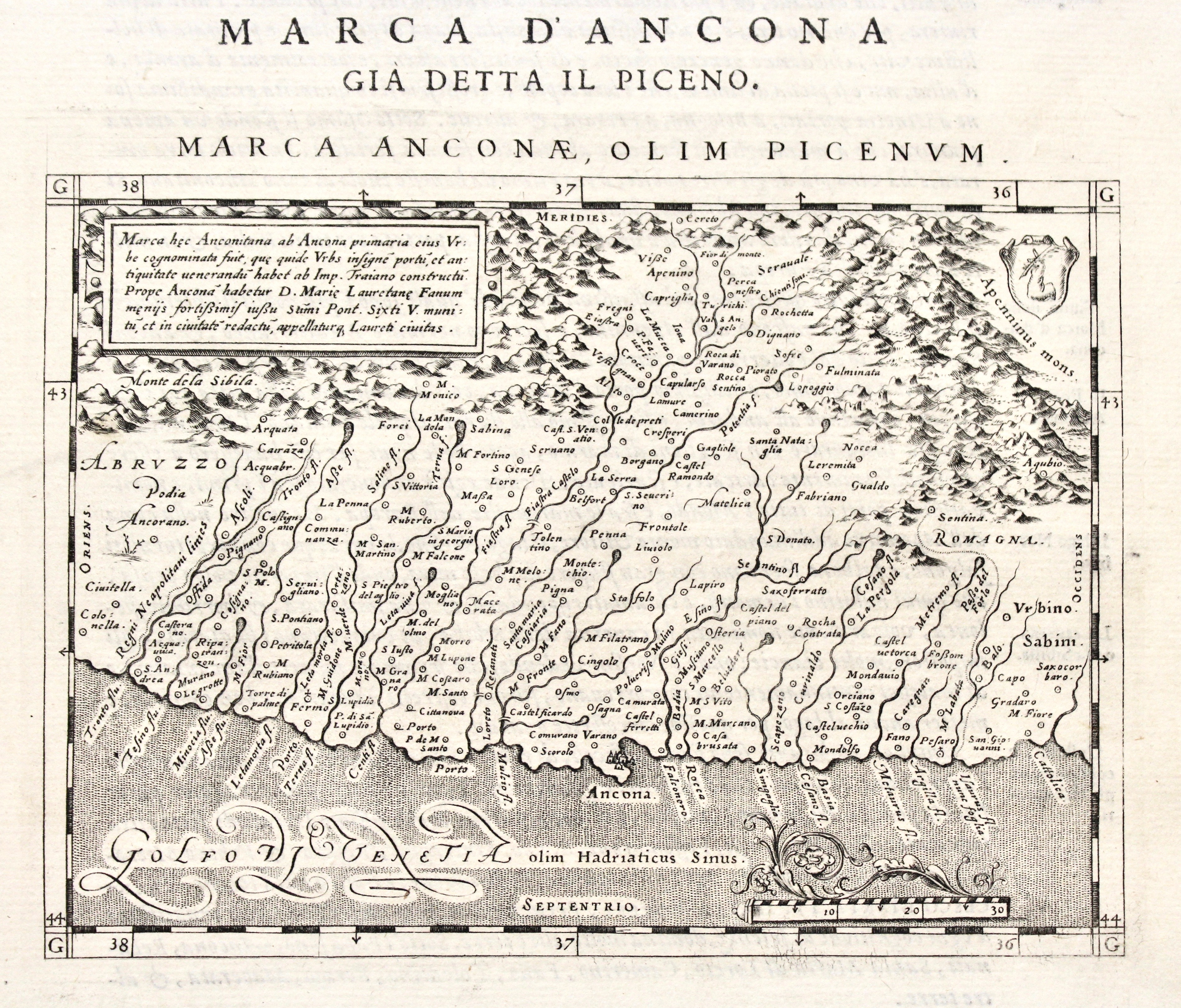 Descrittione della Marca d'Ancona già detta il Piceno Marca Anconae, …